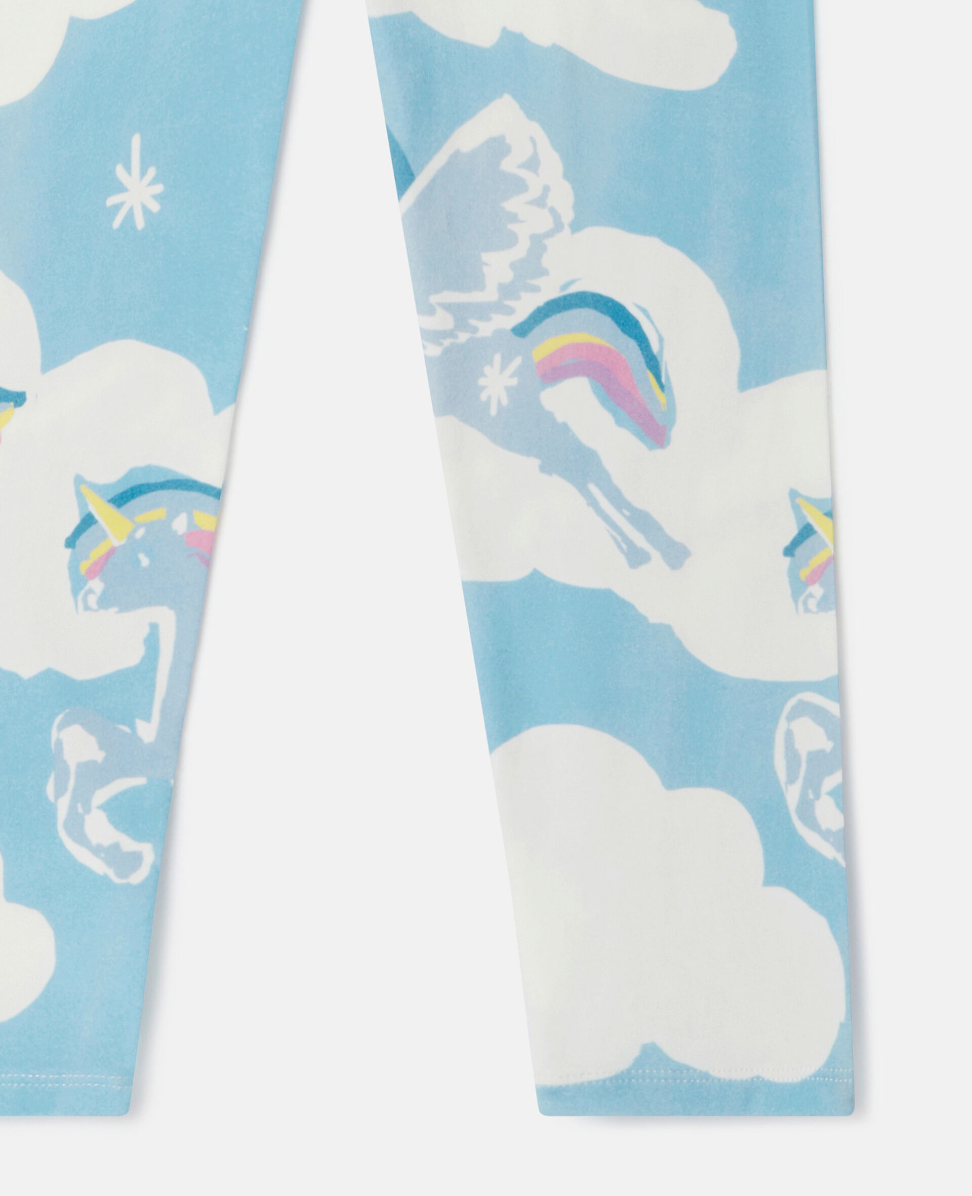 Rainbow Unicorn Cloud Leggings-Multicolour-large image number 3