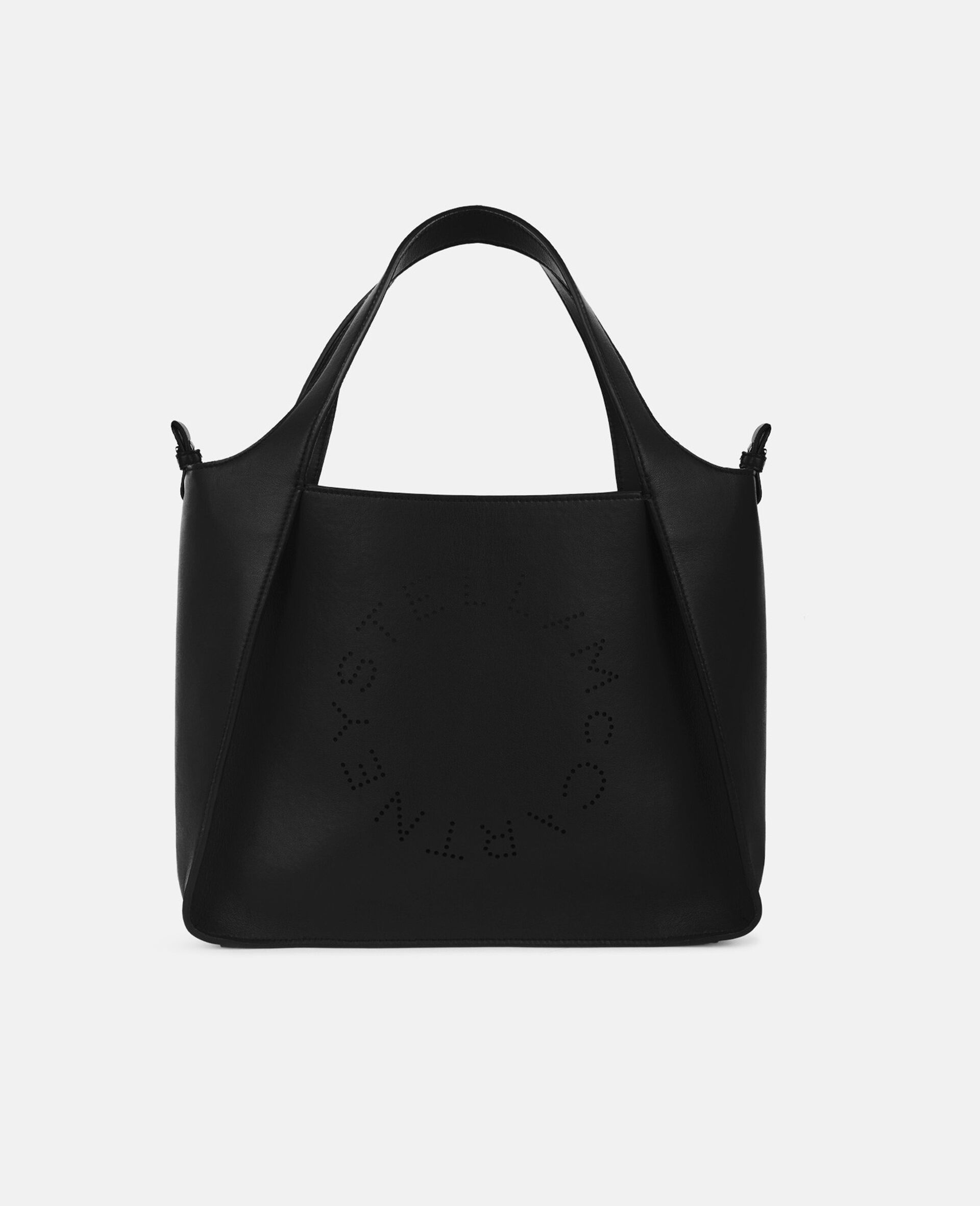 Stella Logo Crossbody Bag-Black-large