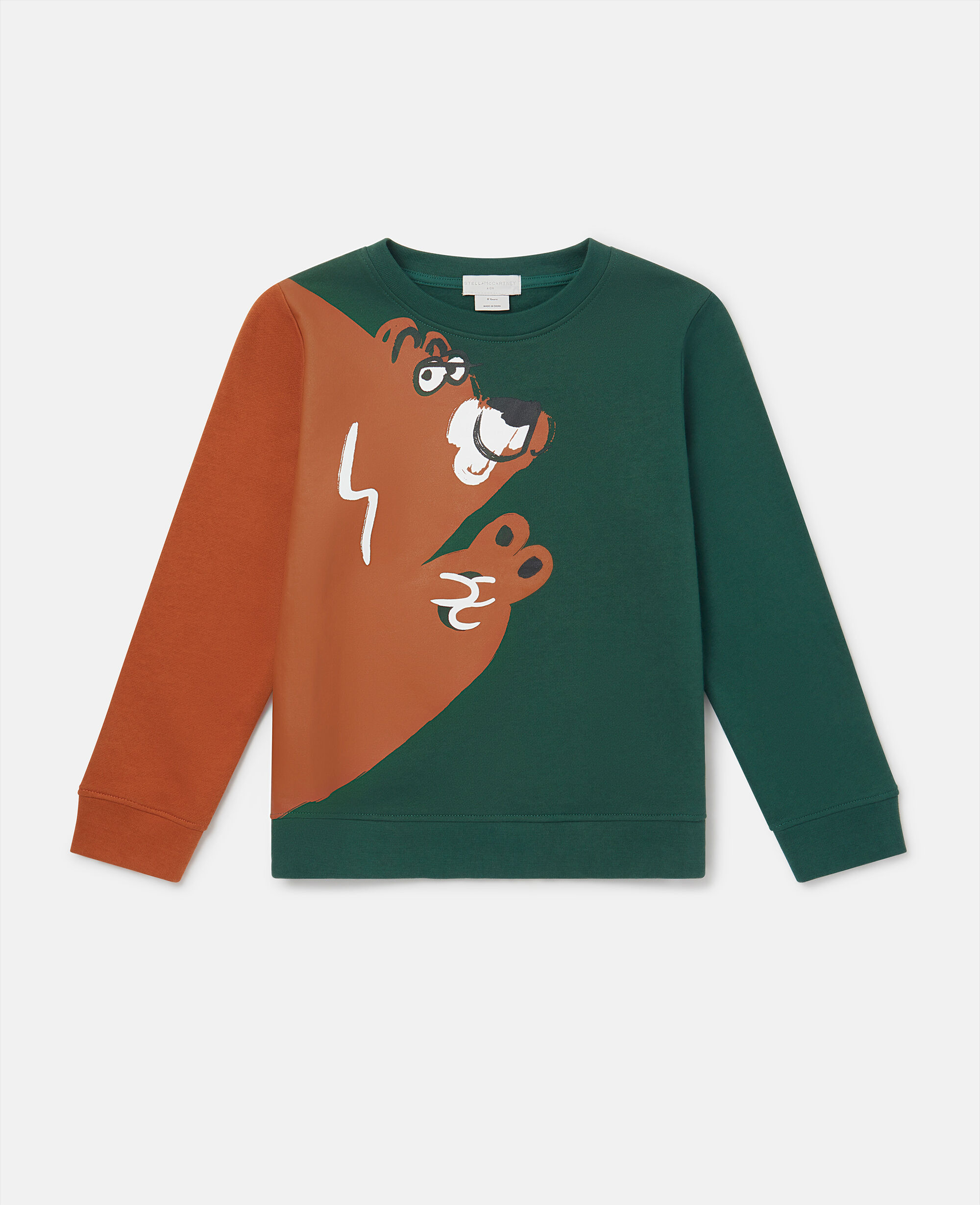 Green bear sweatshirt hotsell