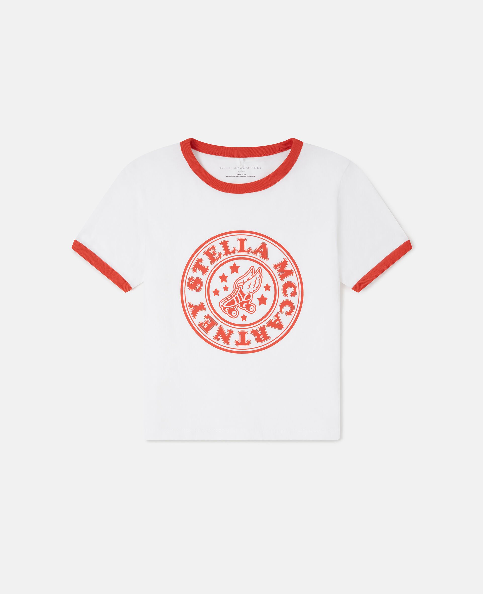 Varsity Logo Graphic T-Shirt-White-large image number 0