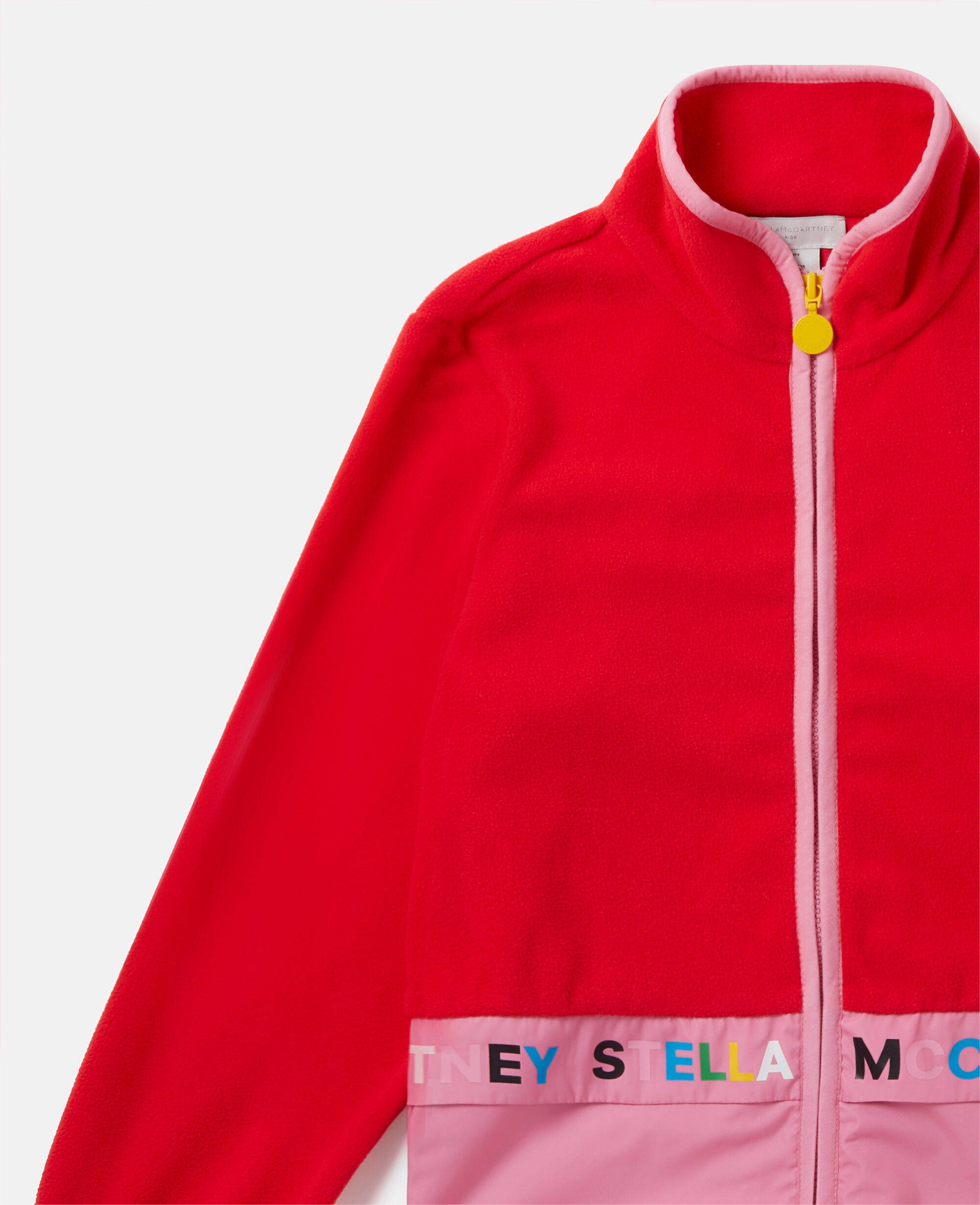 Women Red Logo Tape Zip Jacket | Stella McCartney US
