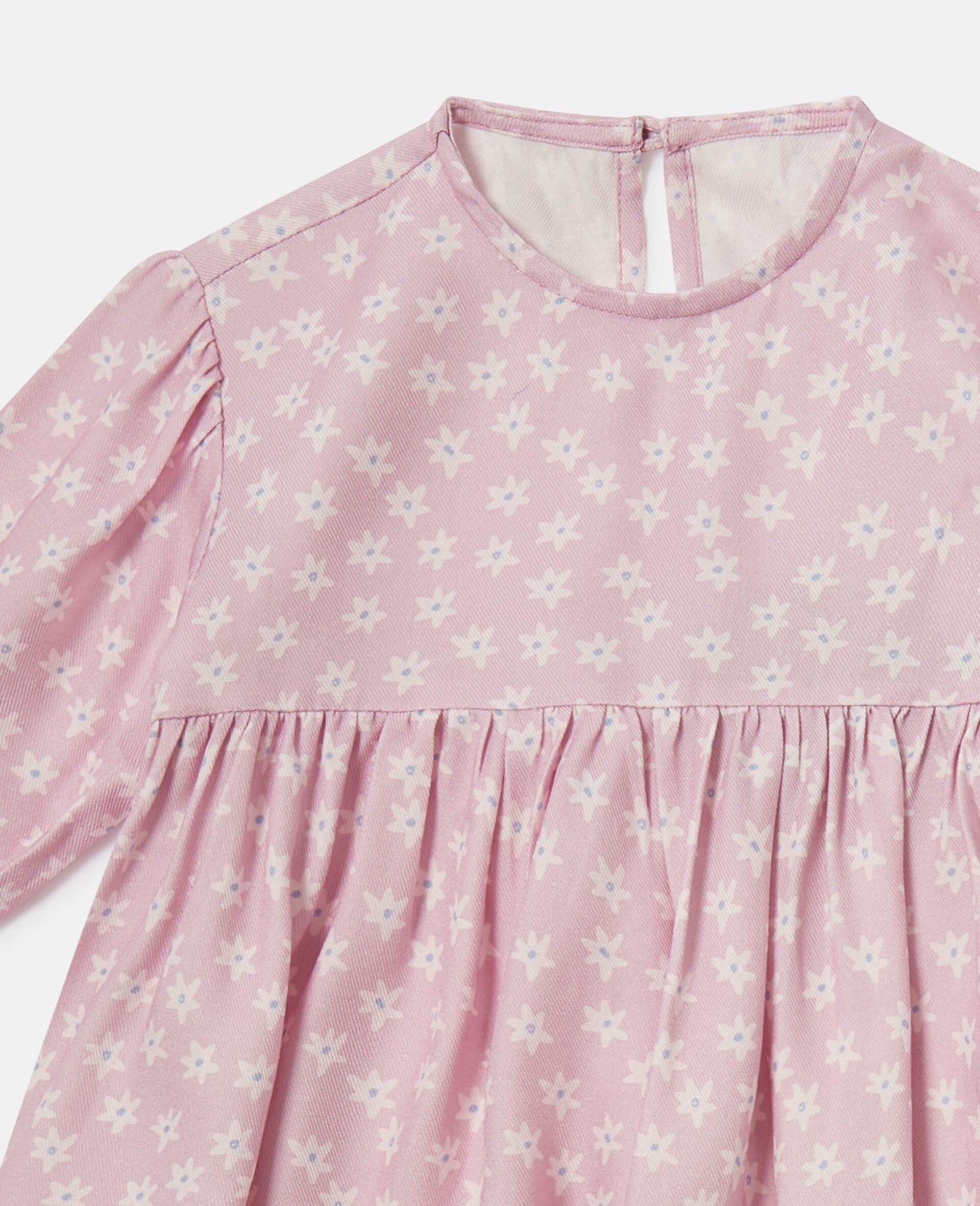 Robe a manches longues avec imprime floral-Purple-medium