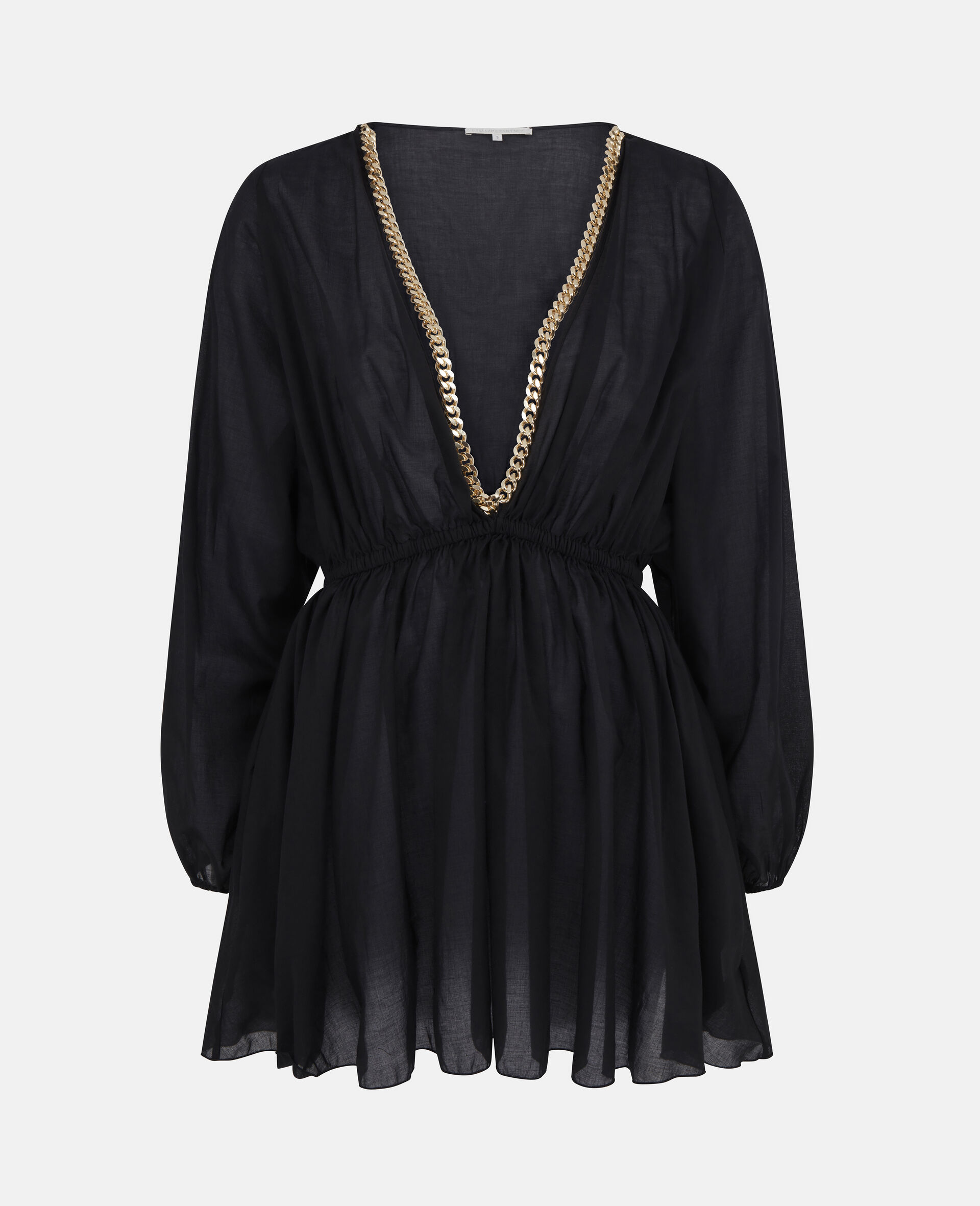 Iconic Chain Short Dress -Black-large image number 0