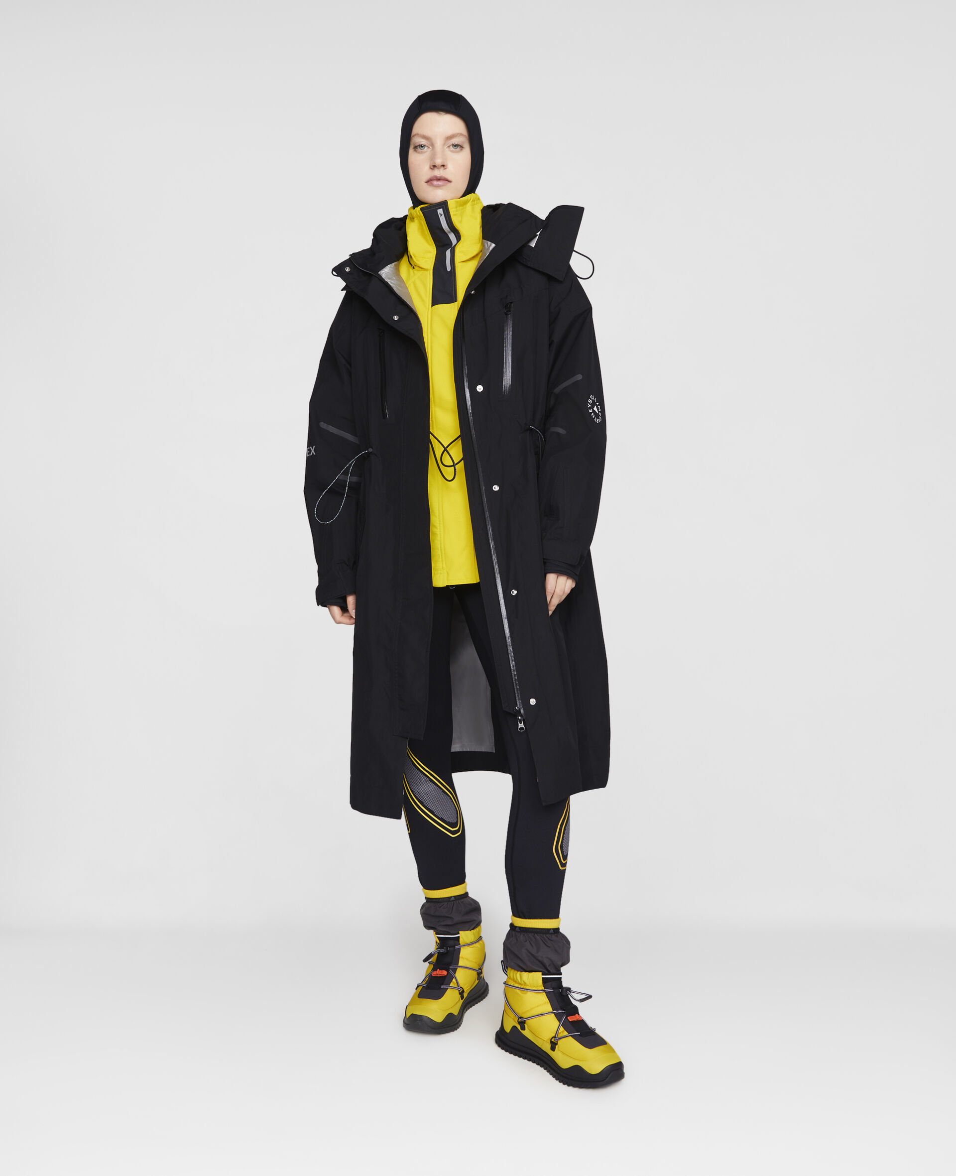 Women Core Black GORE‑TEX PACLITE® Hooded Jacket Stella McCartney HK