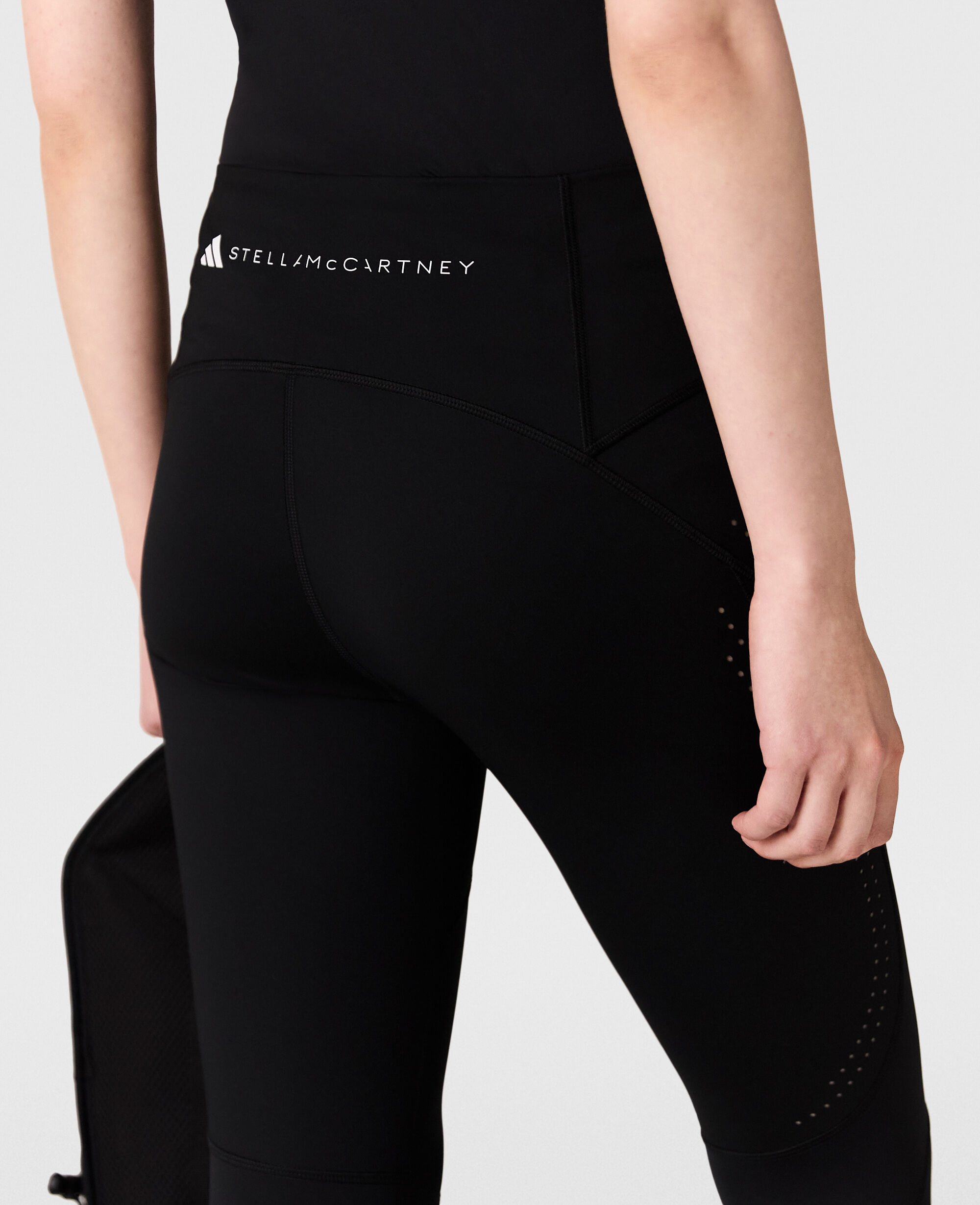 Stella Mccartney Truepurpose Optime Training 7 8 Leggings Woman Black Size Xs