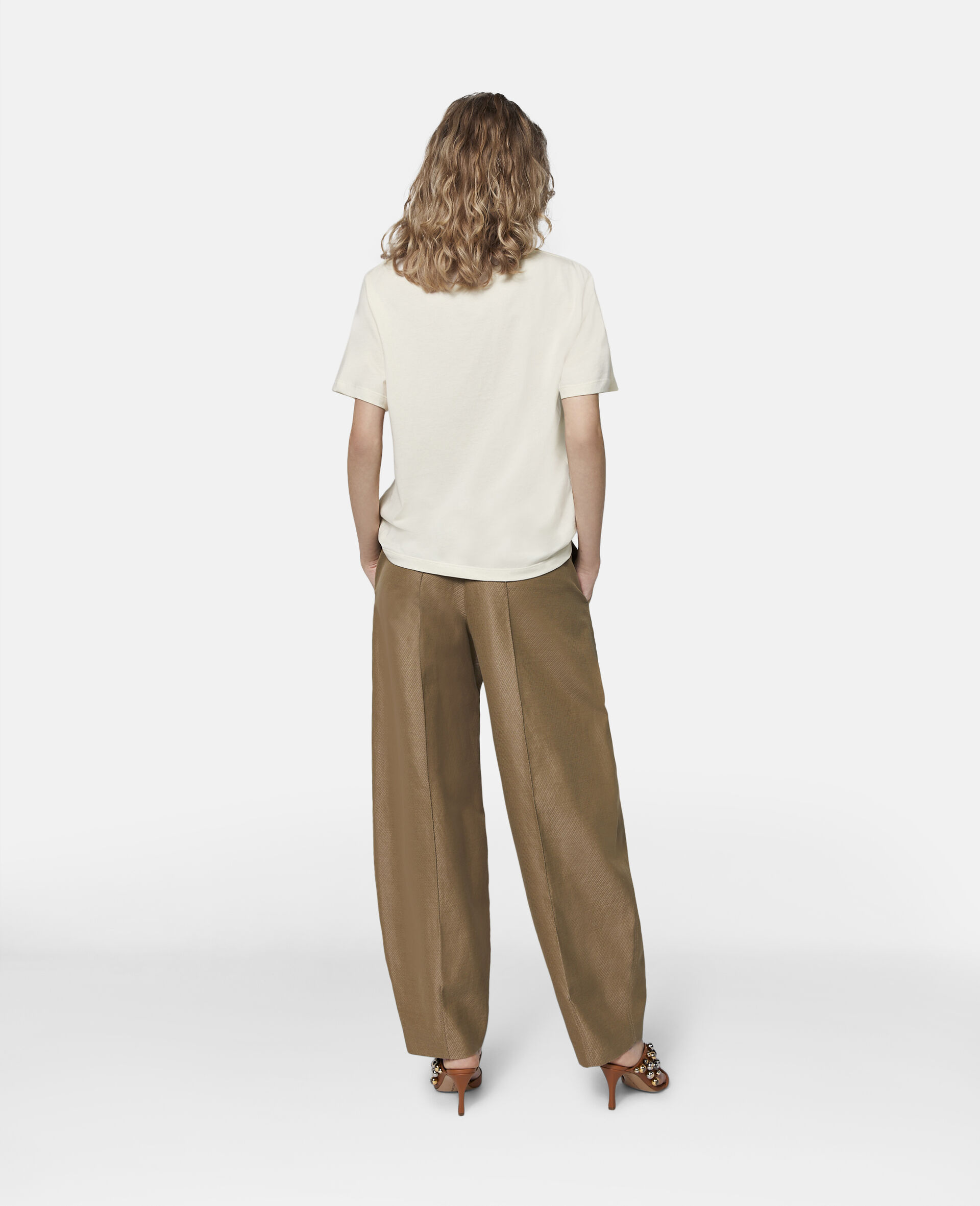 Snog-a-Log Regenerative Cotton T-Shirt-Beige-large image number 2