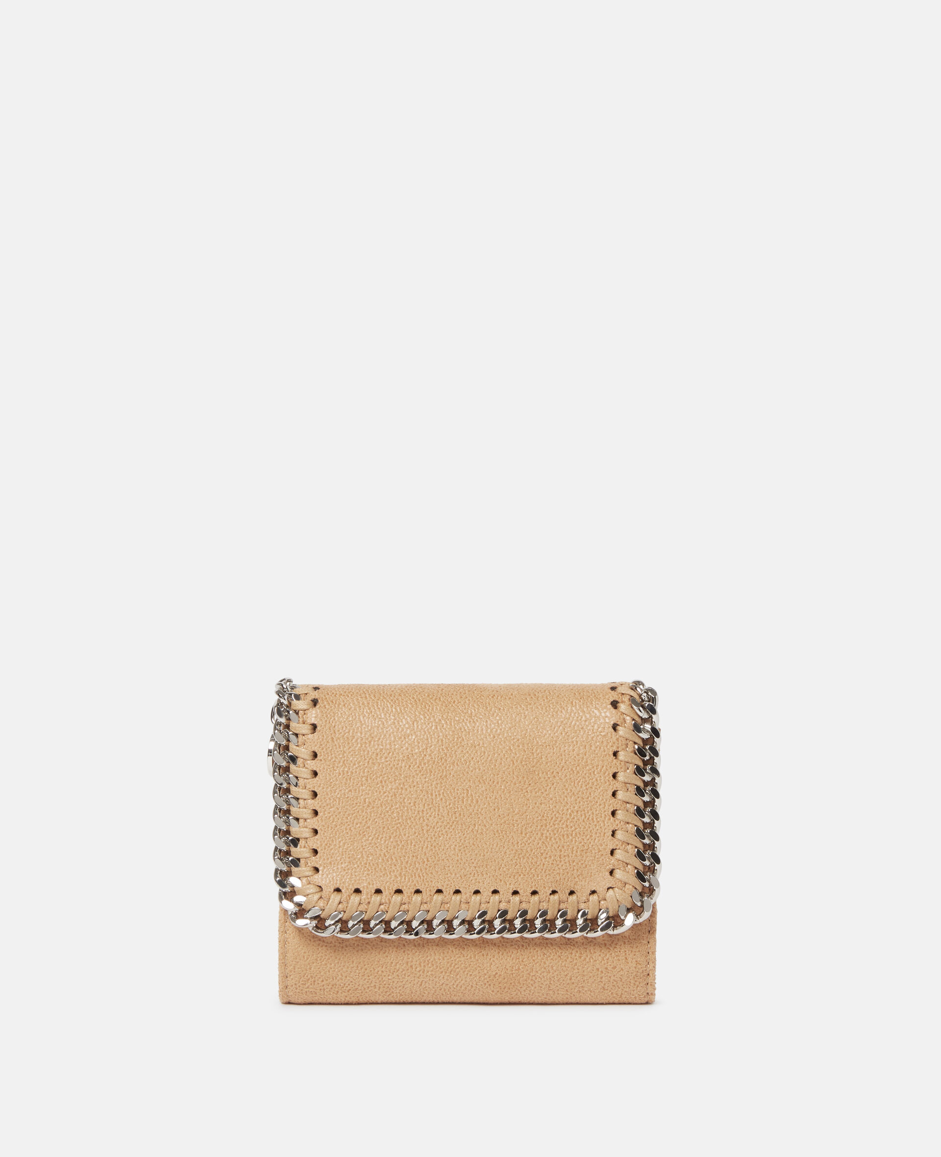 Falabella Small Flap Wallet-Beige-large image number 0