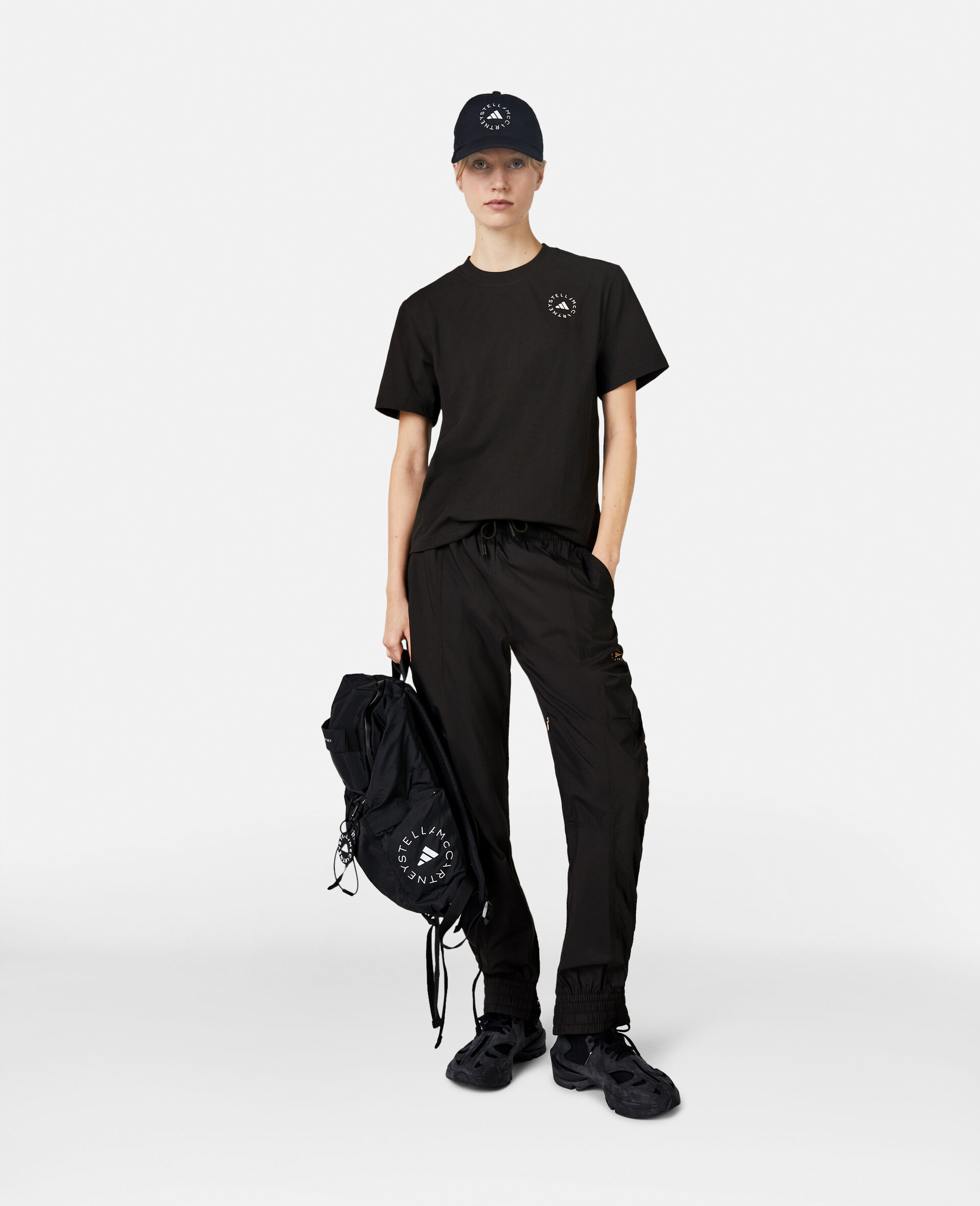 TrueCasuals Logo T-Shirt-Black-large image number 1