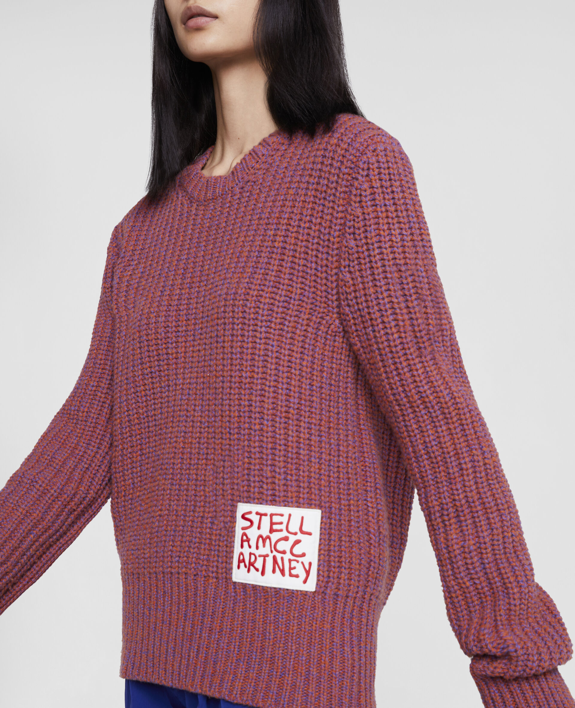 Ed Curtis Stella Logo Wool Sweater-Red-large image number 4