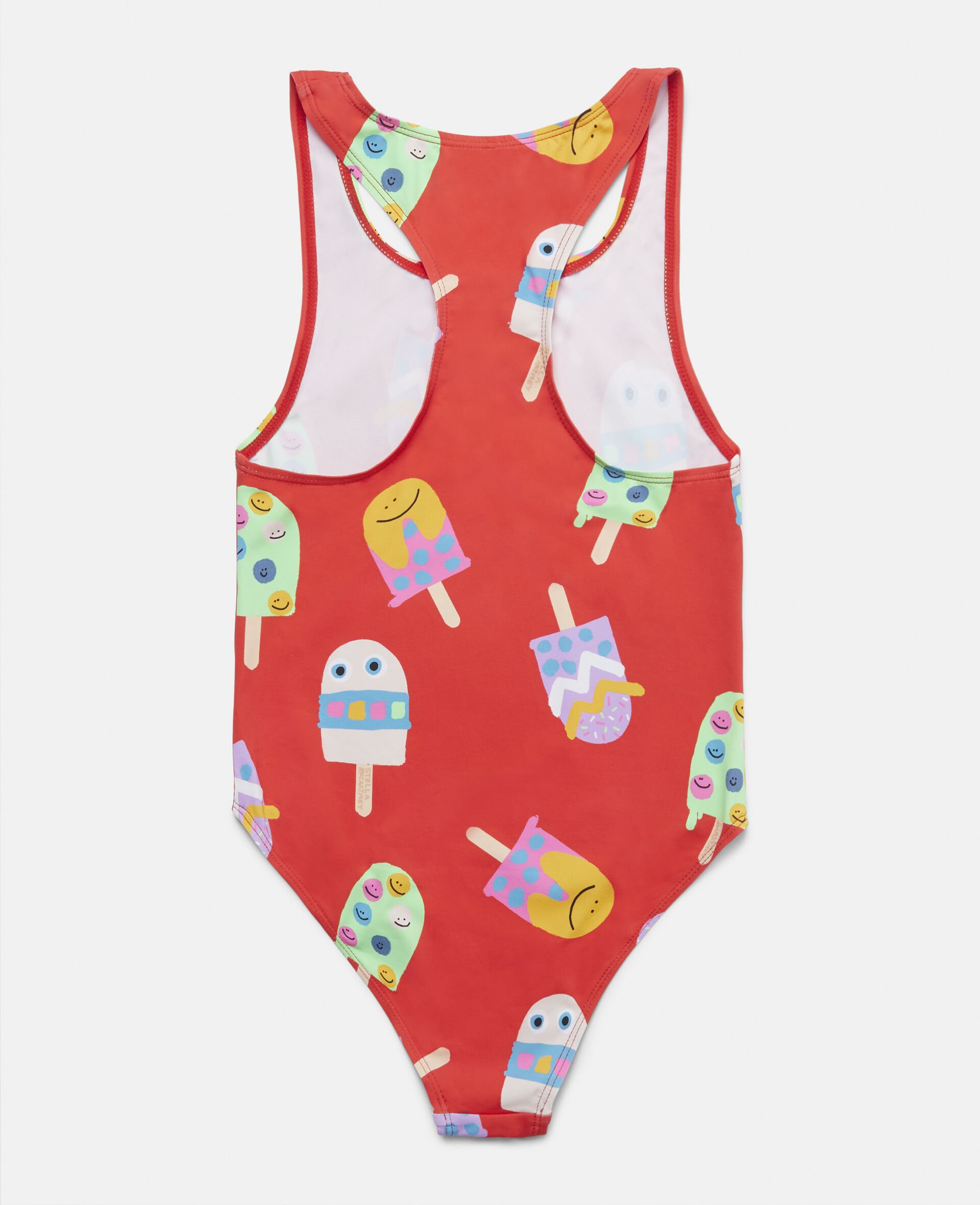 Popsicle Print Swimsuit-Red-large image number 2
