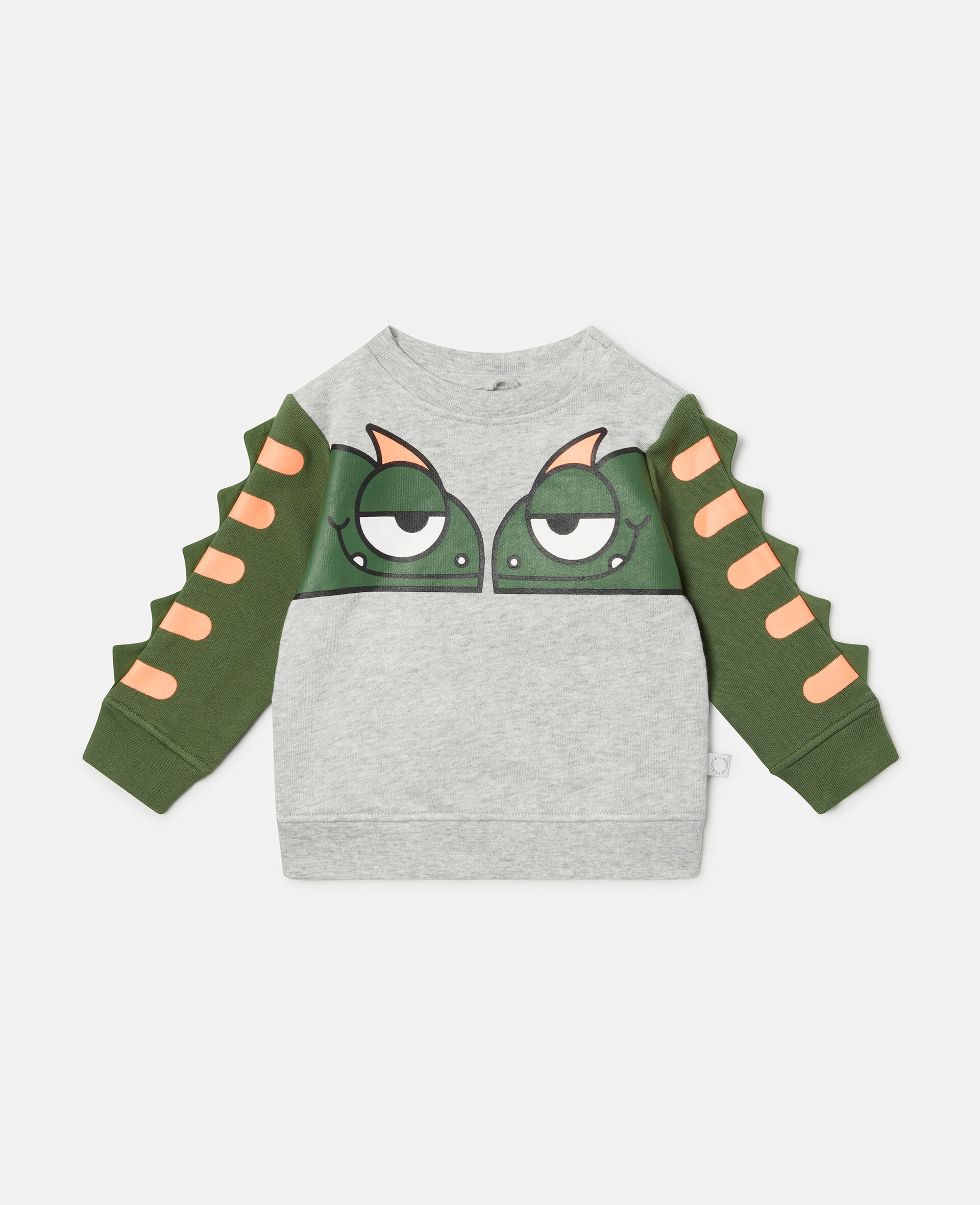 Double Gecko Print Sweatshirt-Grey-large