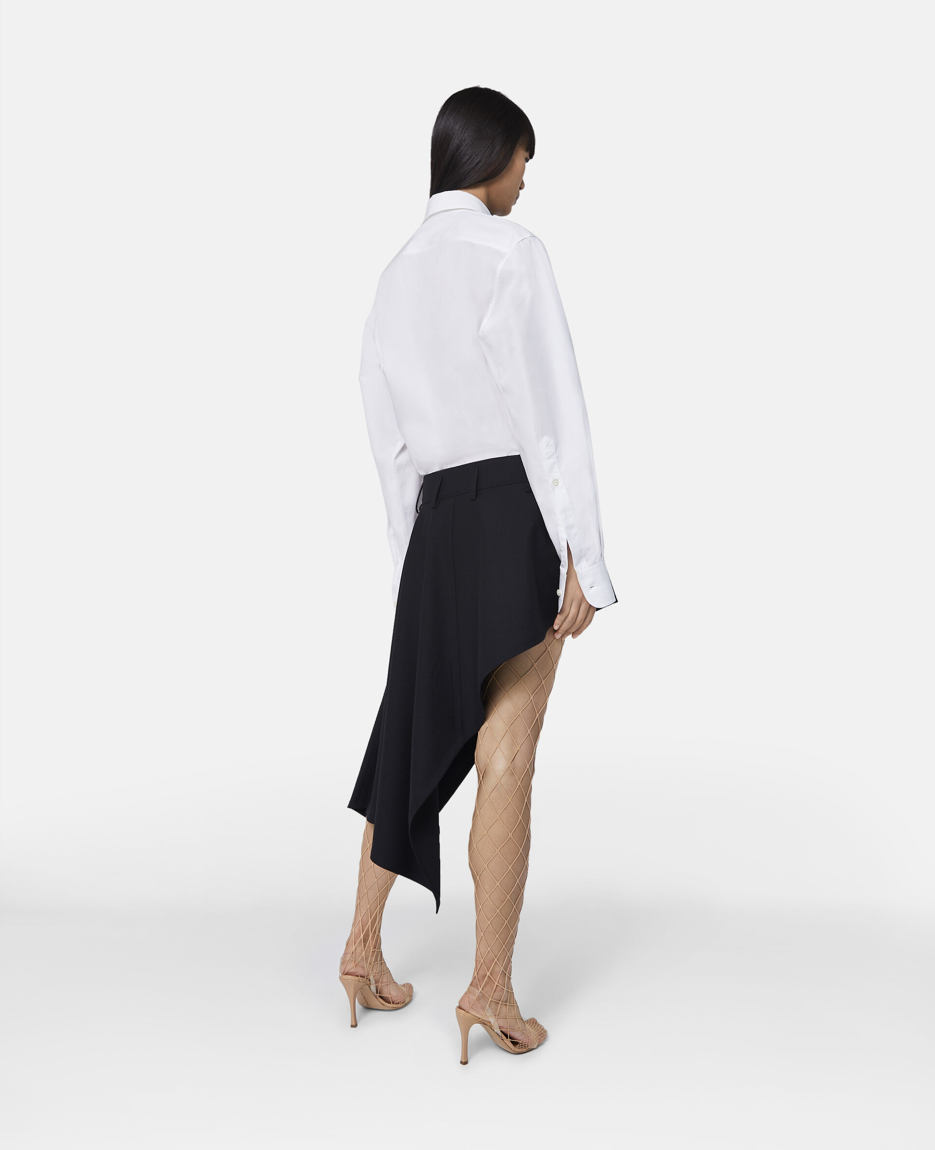 Asymmetric Skirt-Black-large image number 2