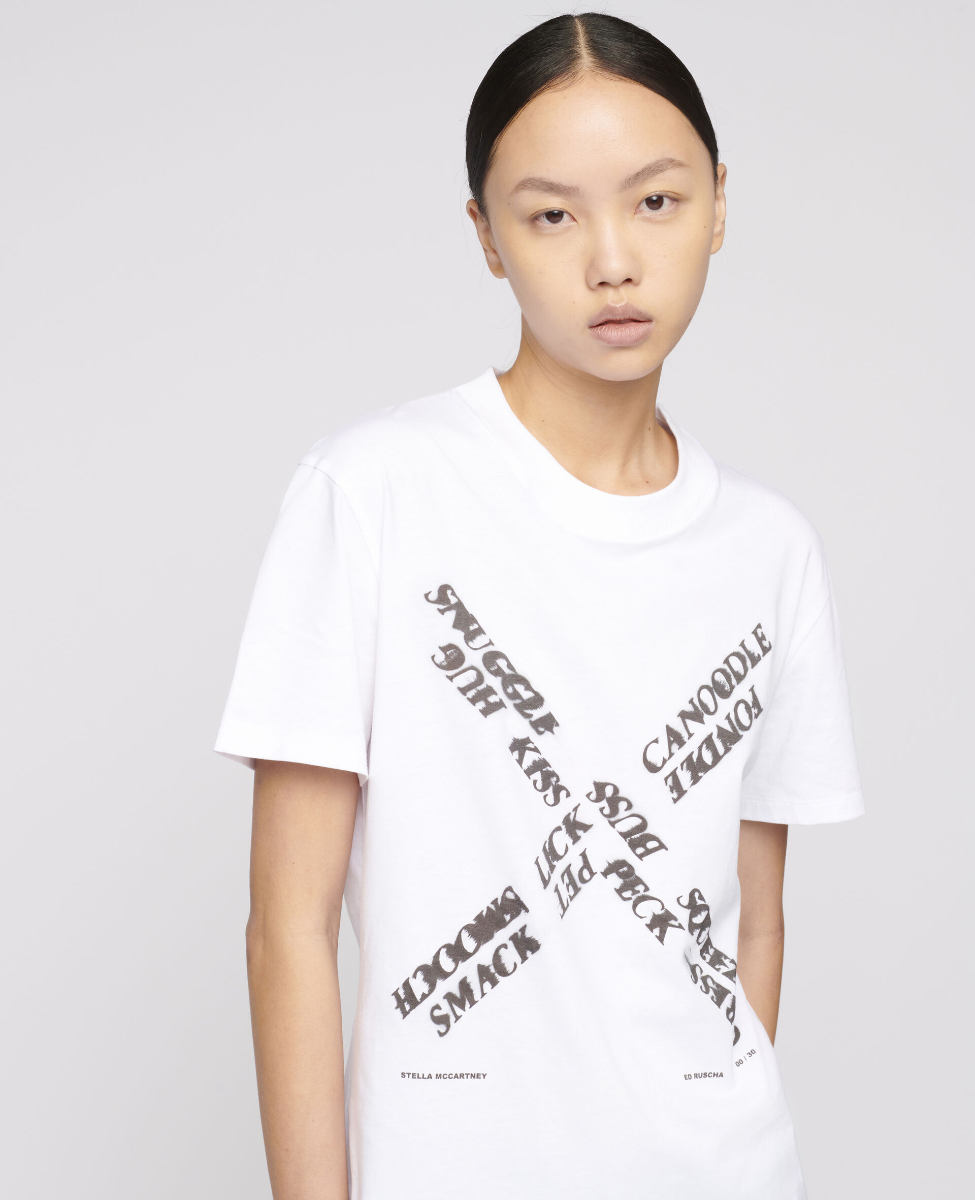 Women White Ed Ruscha "X" Tshirt Stella McCartney GB