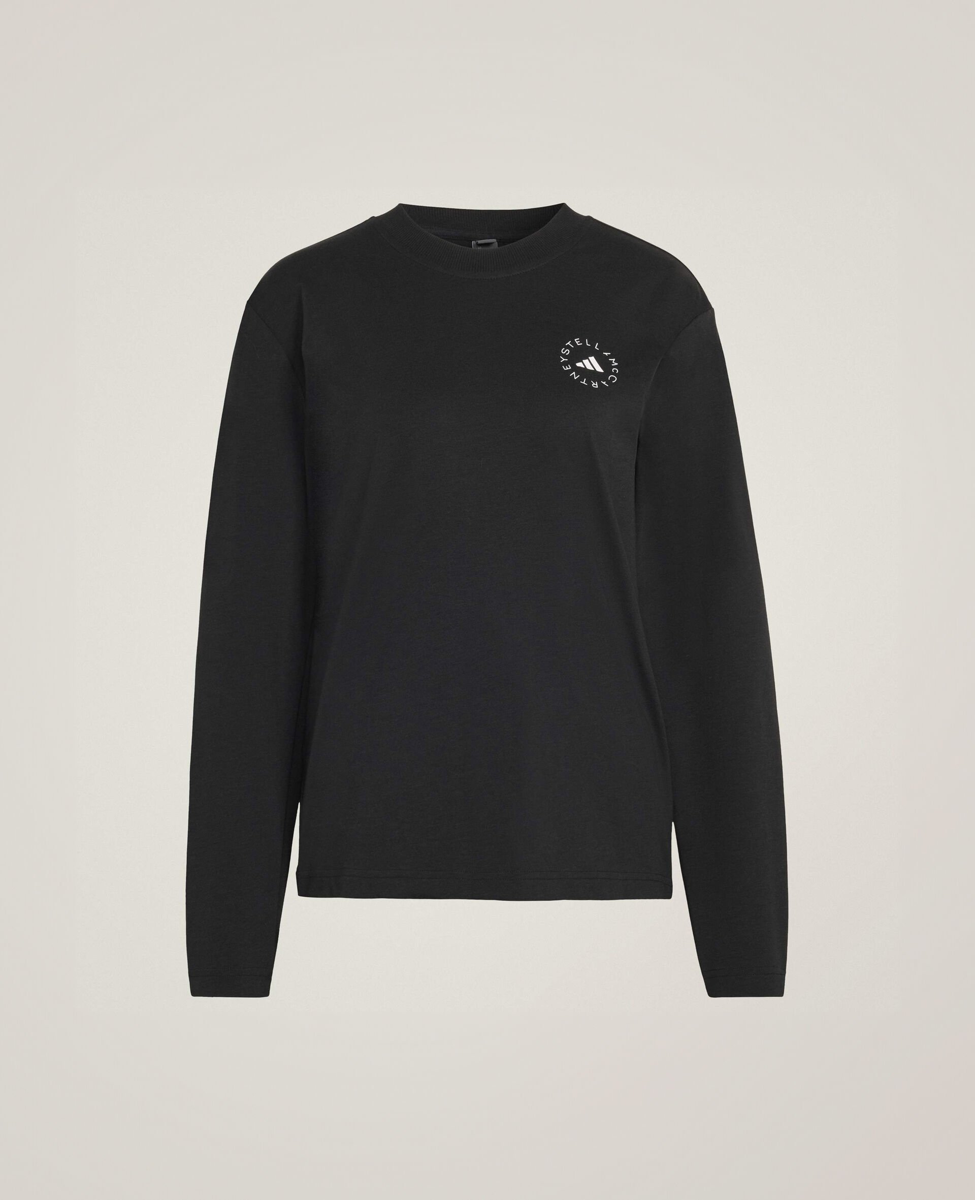 Logo Long Sleeve Classic T-Shirt-Black-medium