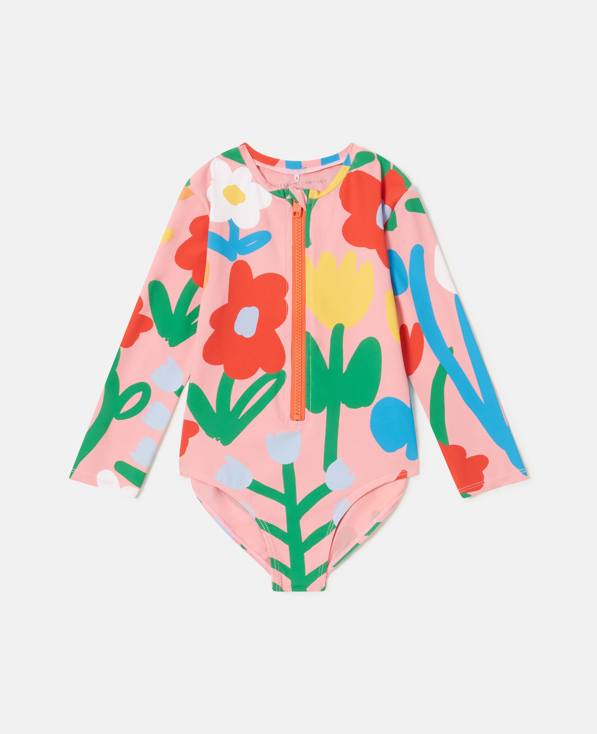 Love Motif Swimsuit-Pink-large image number 0