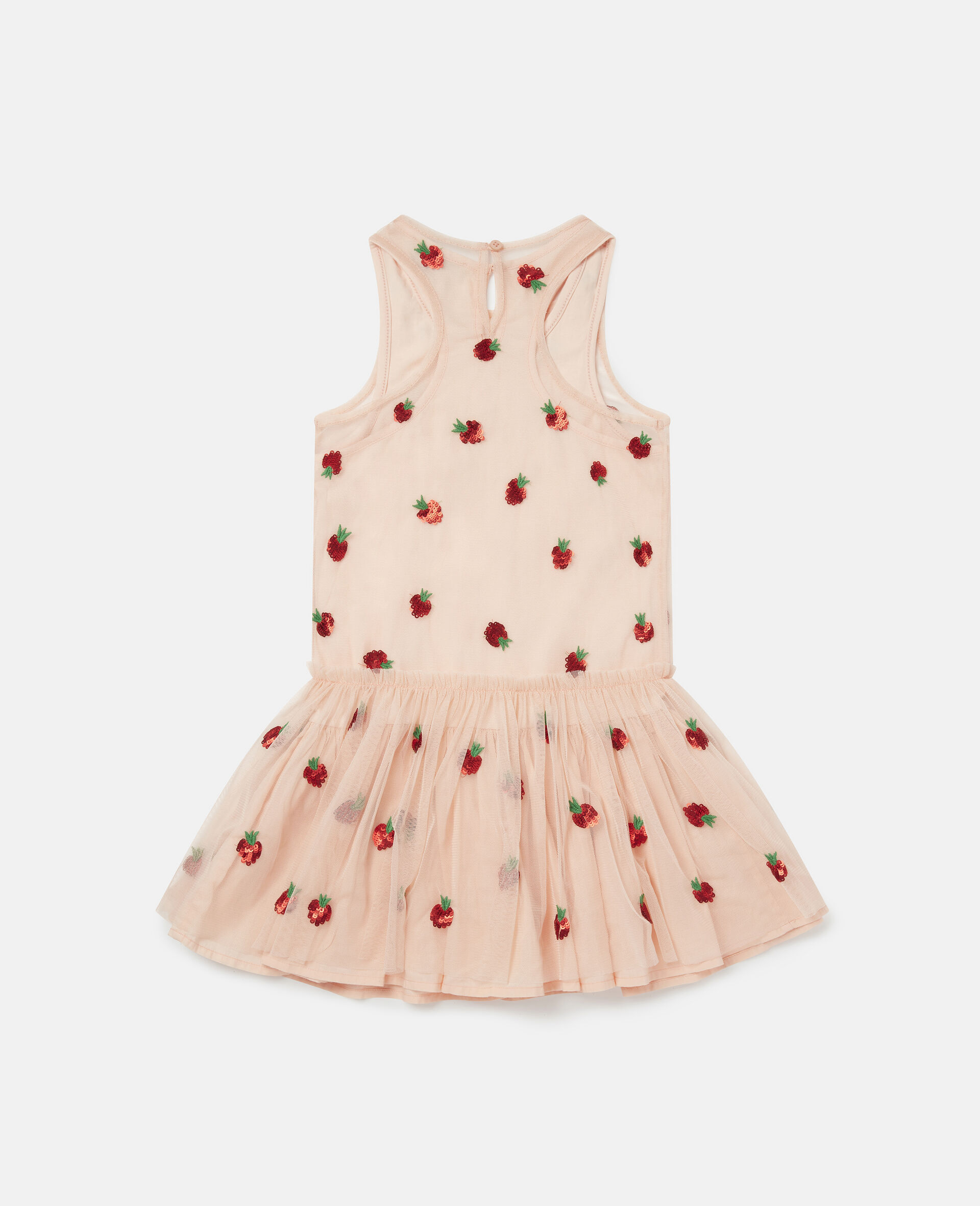 Sequin Strawberry Tulle Dress-Pink-large image number 2