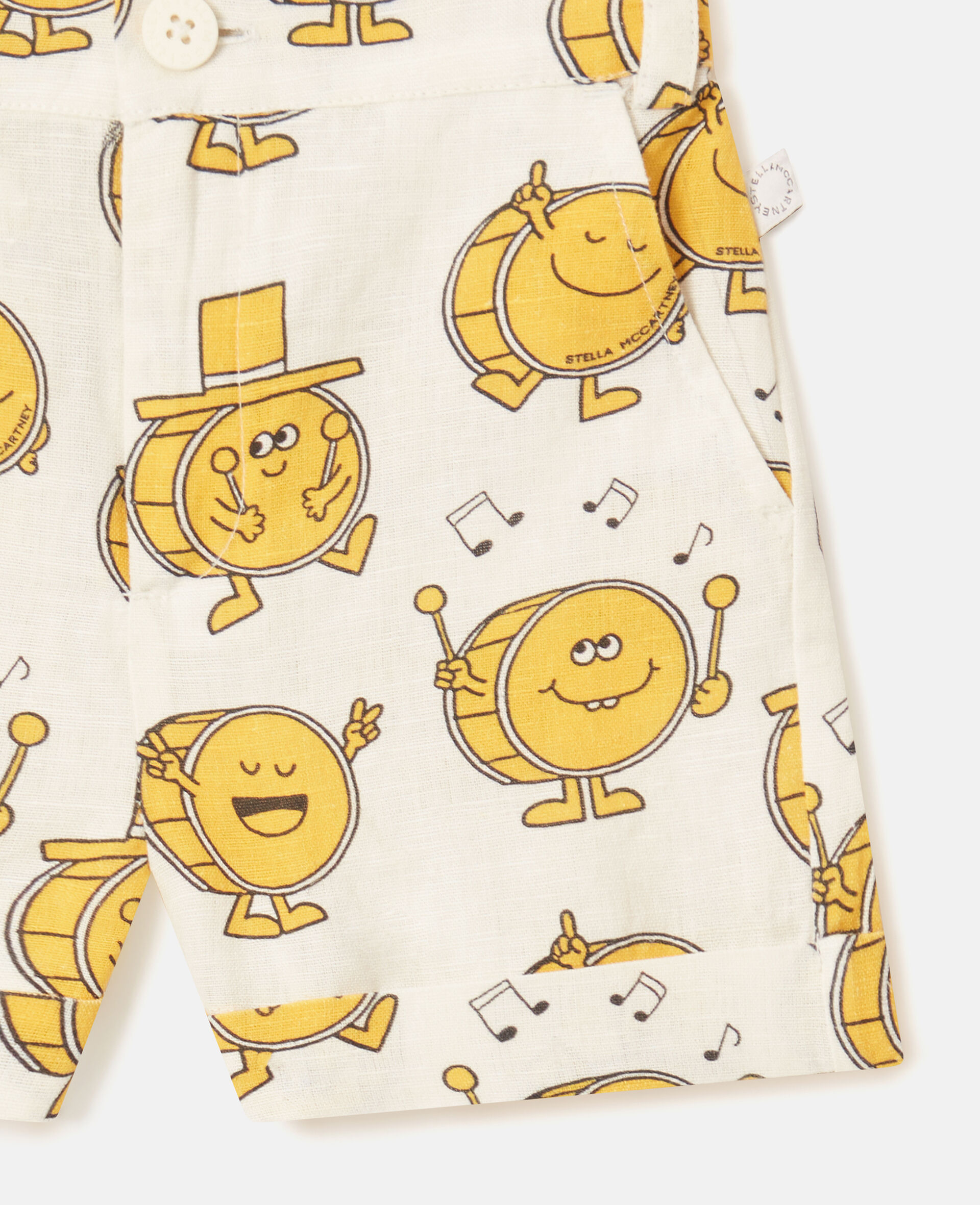 小鼓印花短裤-Multicolored-large image number 3