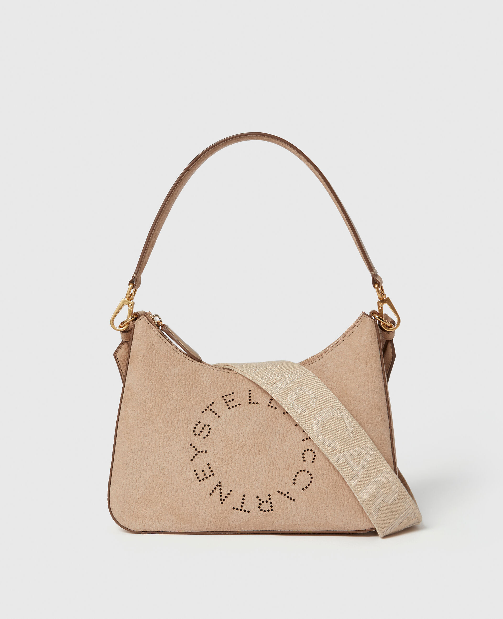 Logo Crossbody Shoulder Bag-Beige-large image number 0