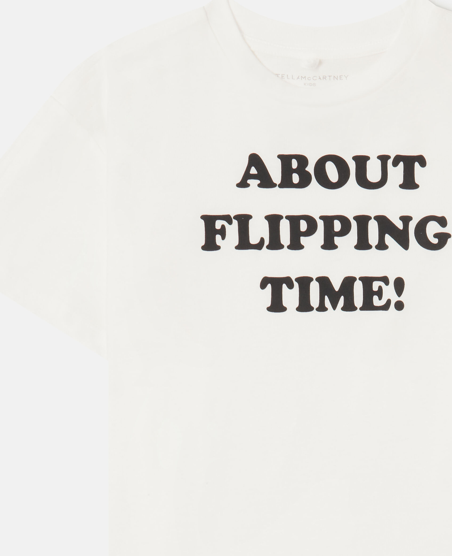 Slogan Graphic T-Shirt -White-medium