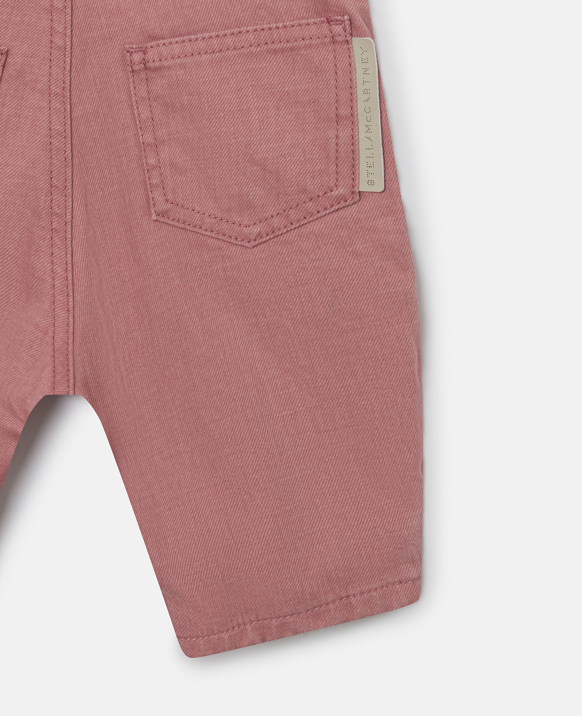 Dove Embroidered Dungarees-Pink-large image number 3