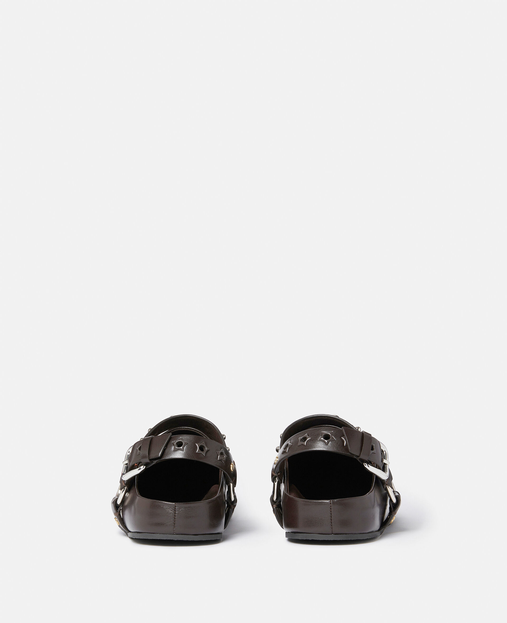 Elyse Studded Clogs -Brown-large Elyse Studded Clogs -Brown-large image number 3