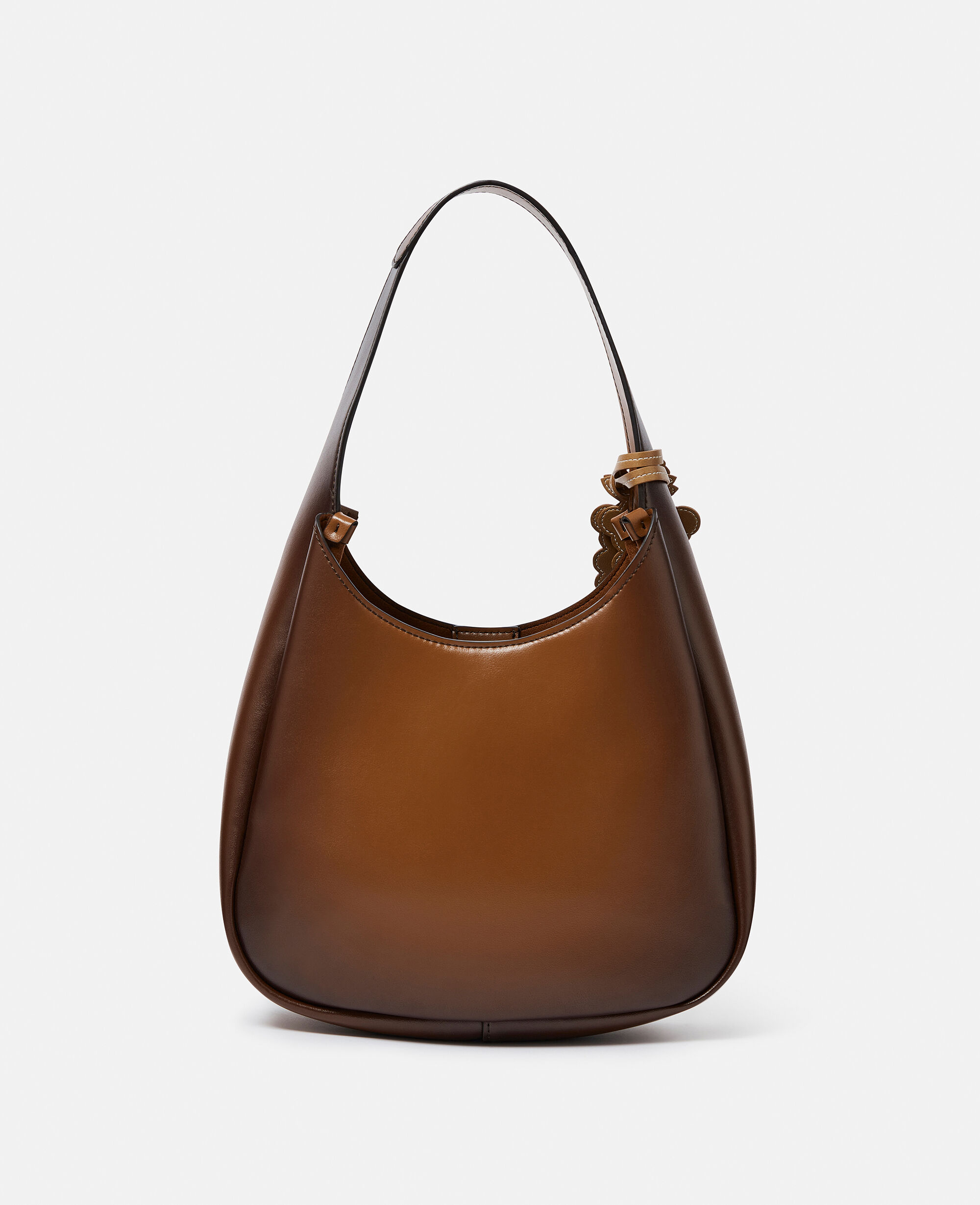 ★STELLA MCCARTNEY★ ロゴ スラウチー ホーボー トートバッグ Women ピッチブラック ロゴ スラウチー ホーボー トートバッグ