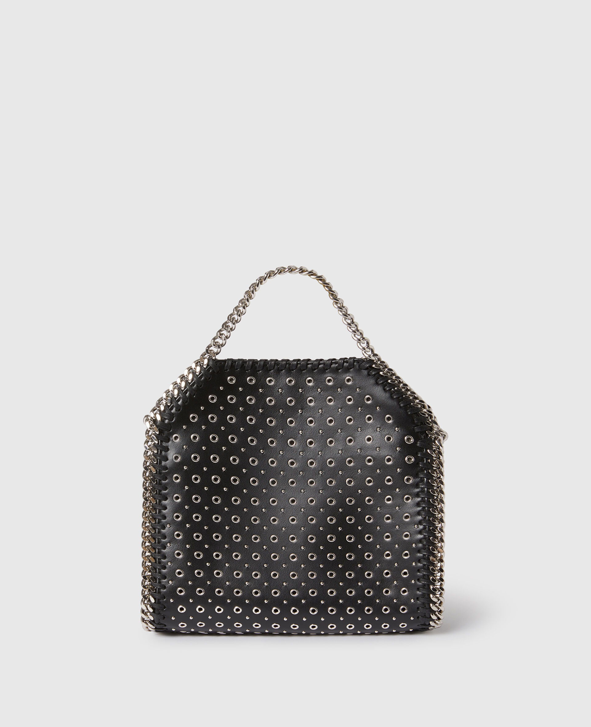 Falabella Eyelet-Stud Mini Tote Bag-Black-large image number 3