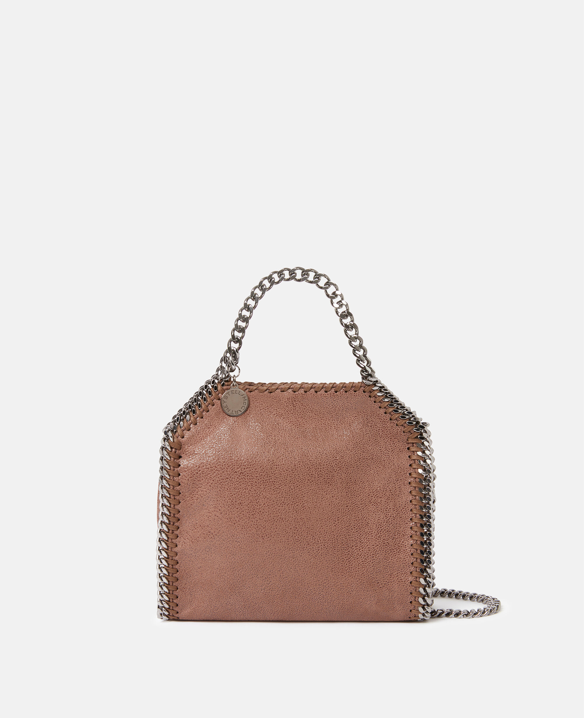 Women Dark Taupe Falabella Tiny Tote Bag Stella McCartney SA