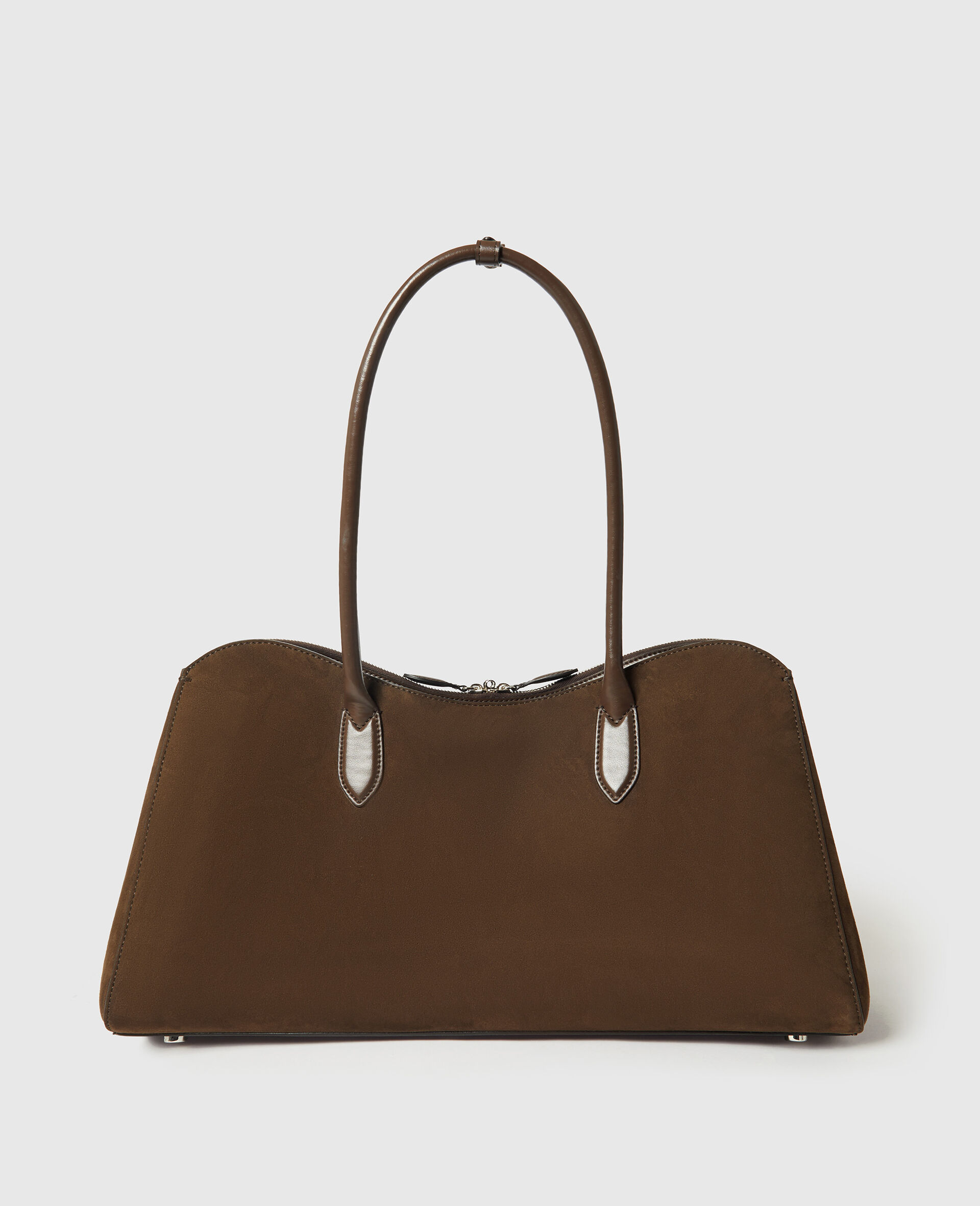 Ryder Suede Tote Bag-Brown-large image number 3