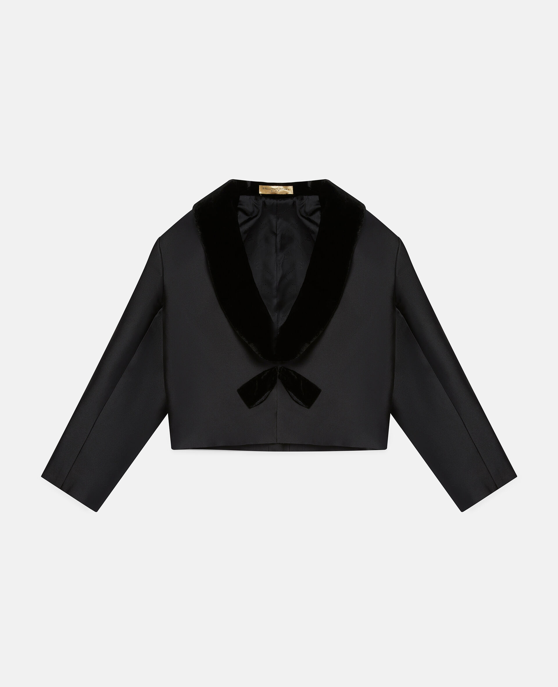 Bow Suit Jacket-Black-large image number 0