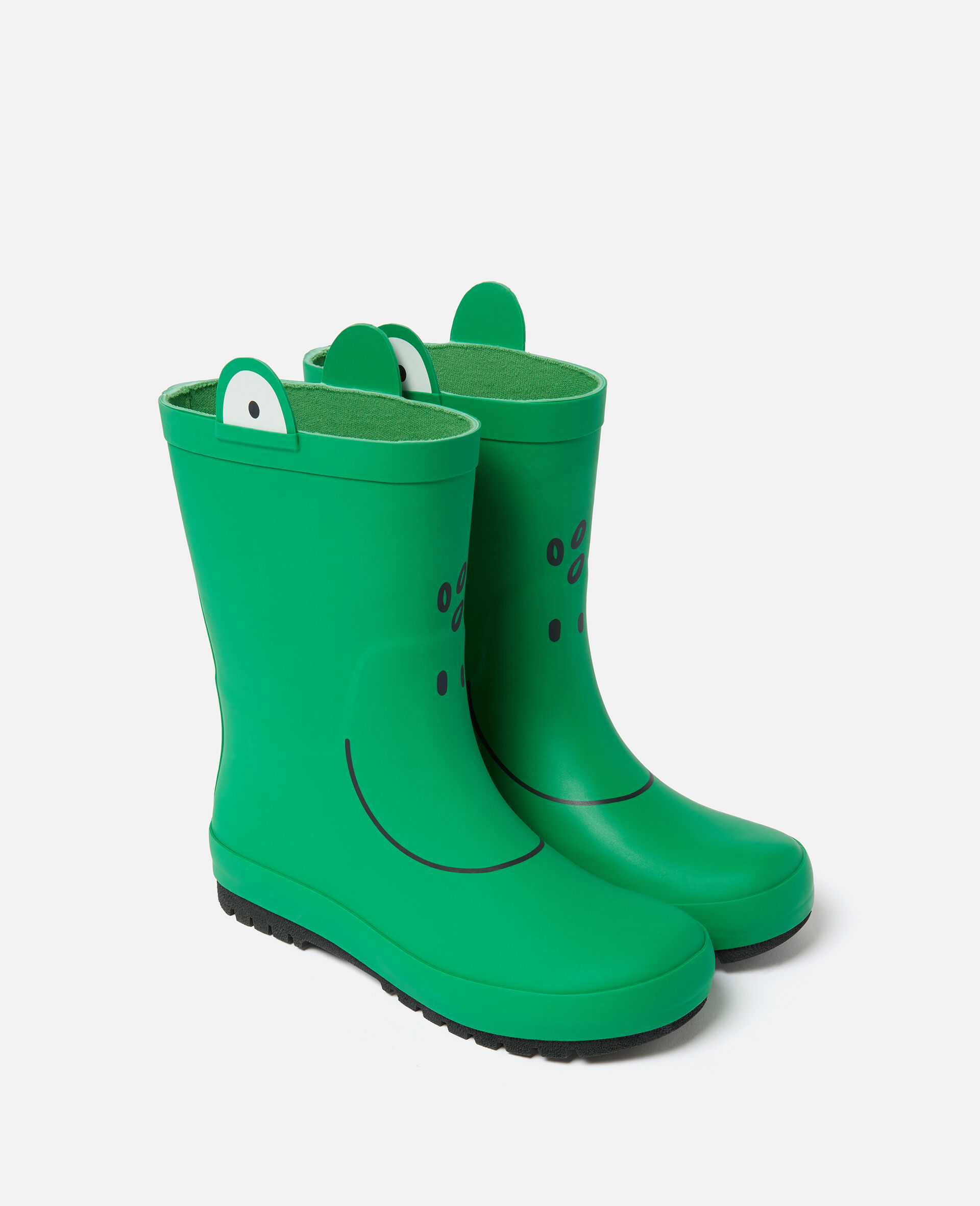 Bottes de pluie graphiques Grenouille-Vert-large image number 1