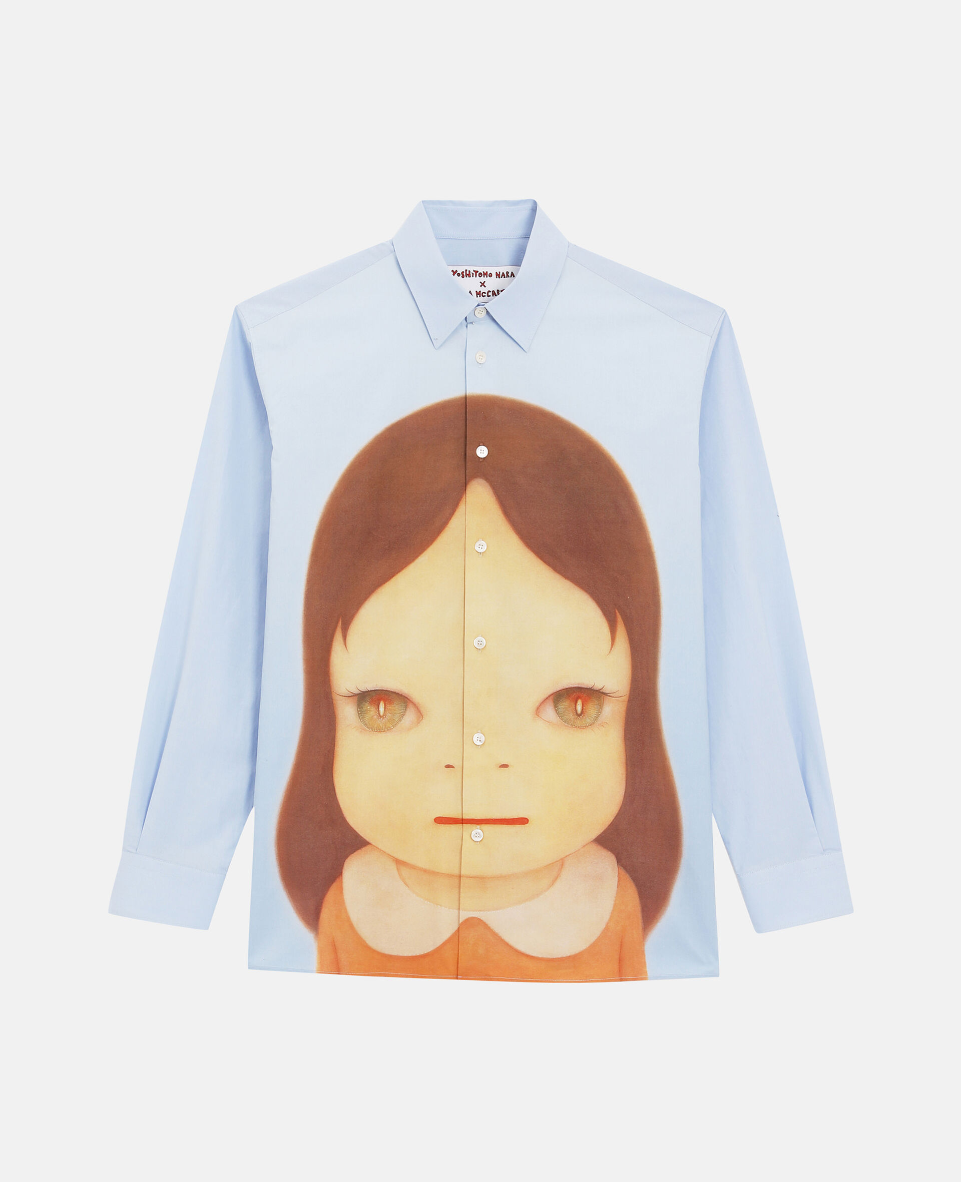 Twins I Print Oxford Shirt-Multicolour-large image number 0