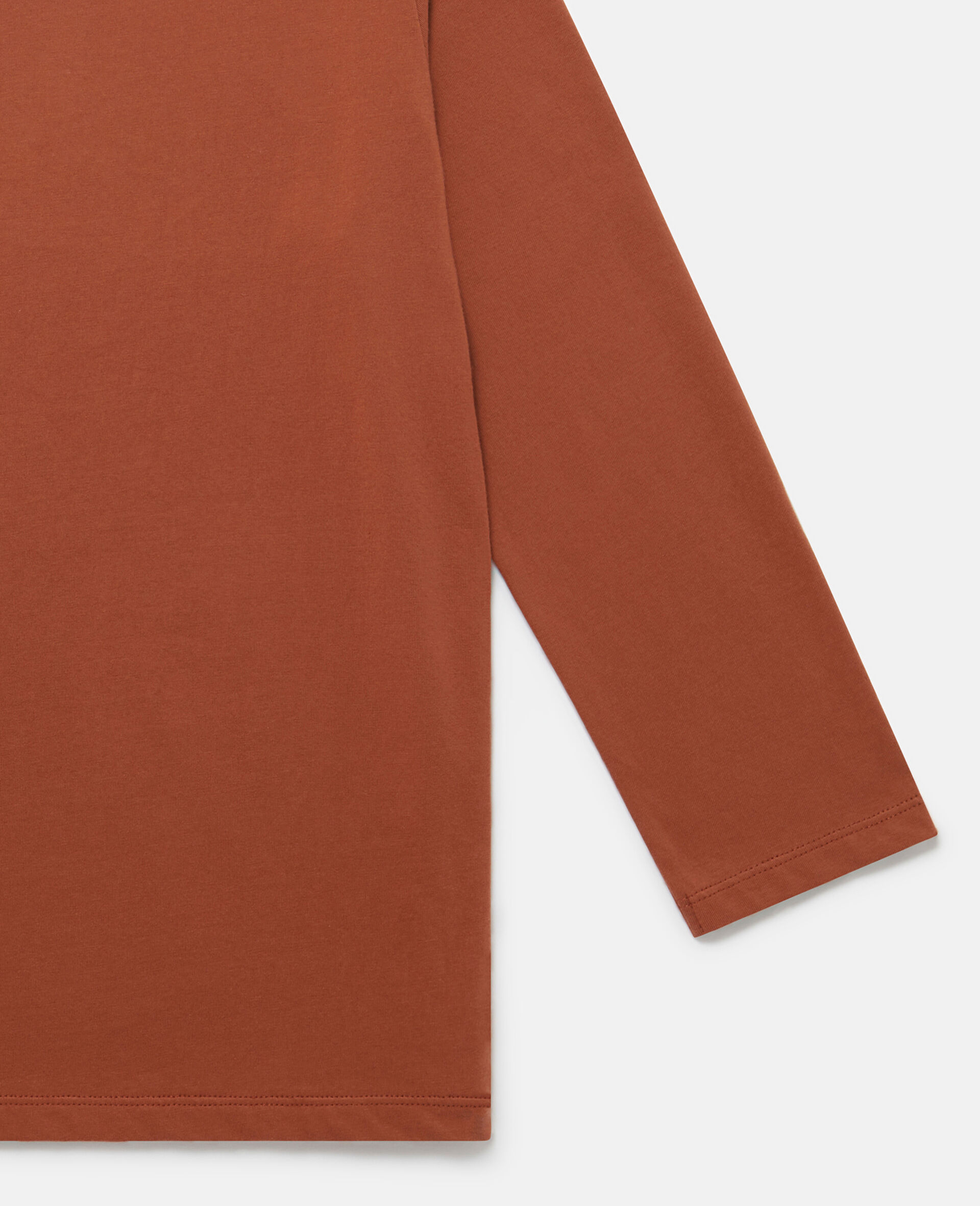 Sweat shirt &agrave; imprim&eacute; grizzly-Marron-large image number 3