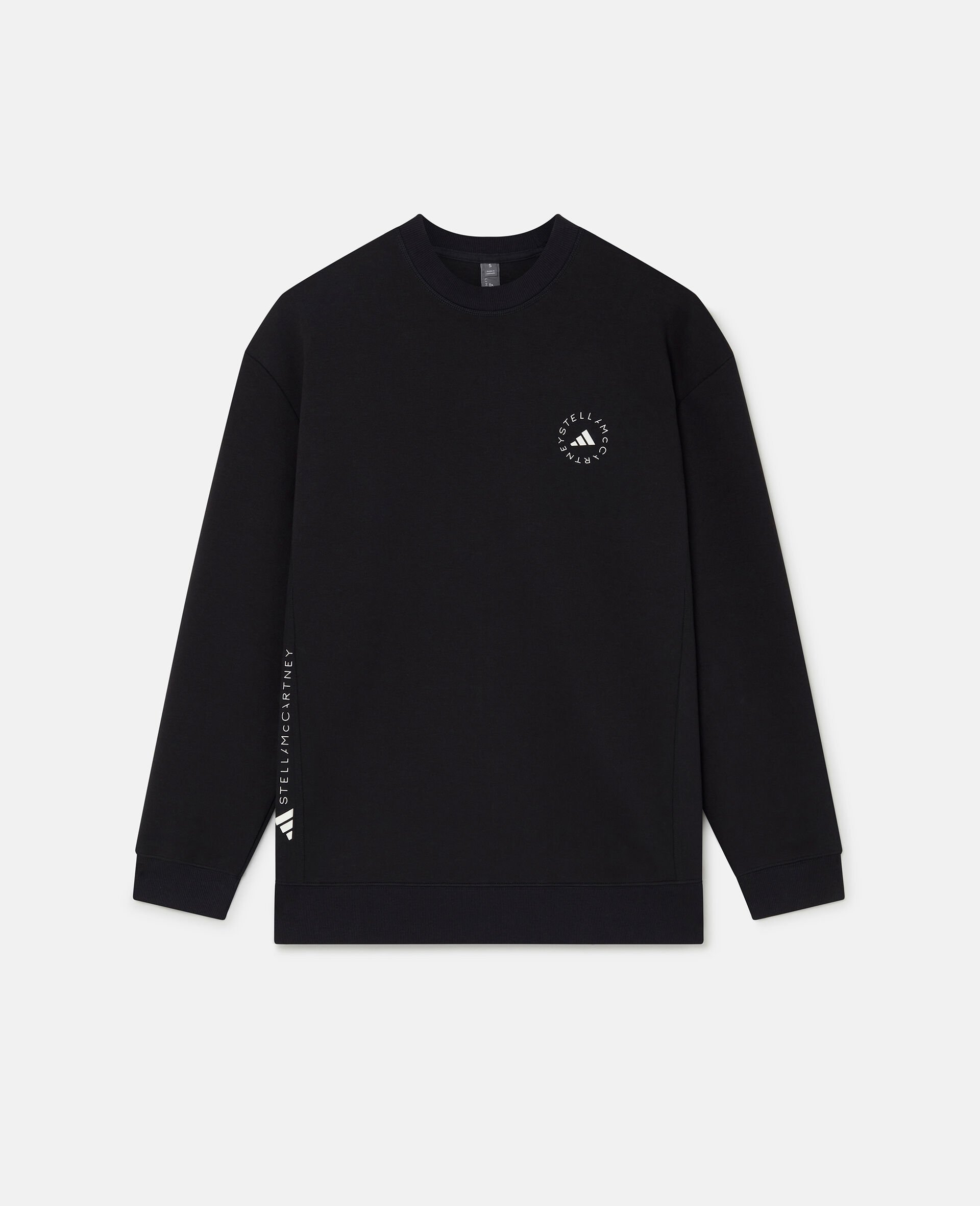TrueCasuals Oversized Sweatshirt-Black-large image number 0