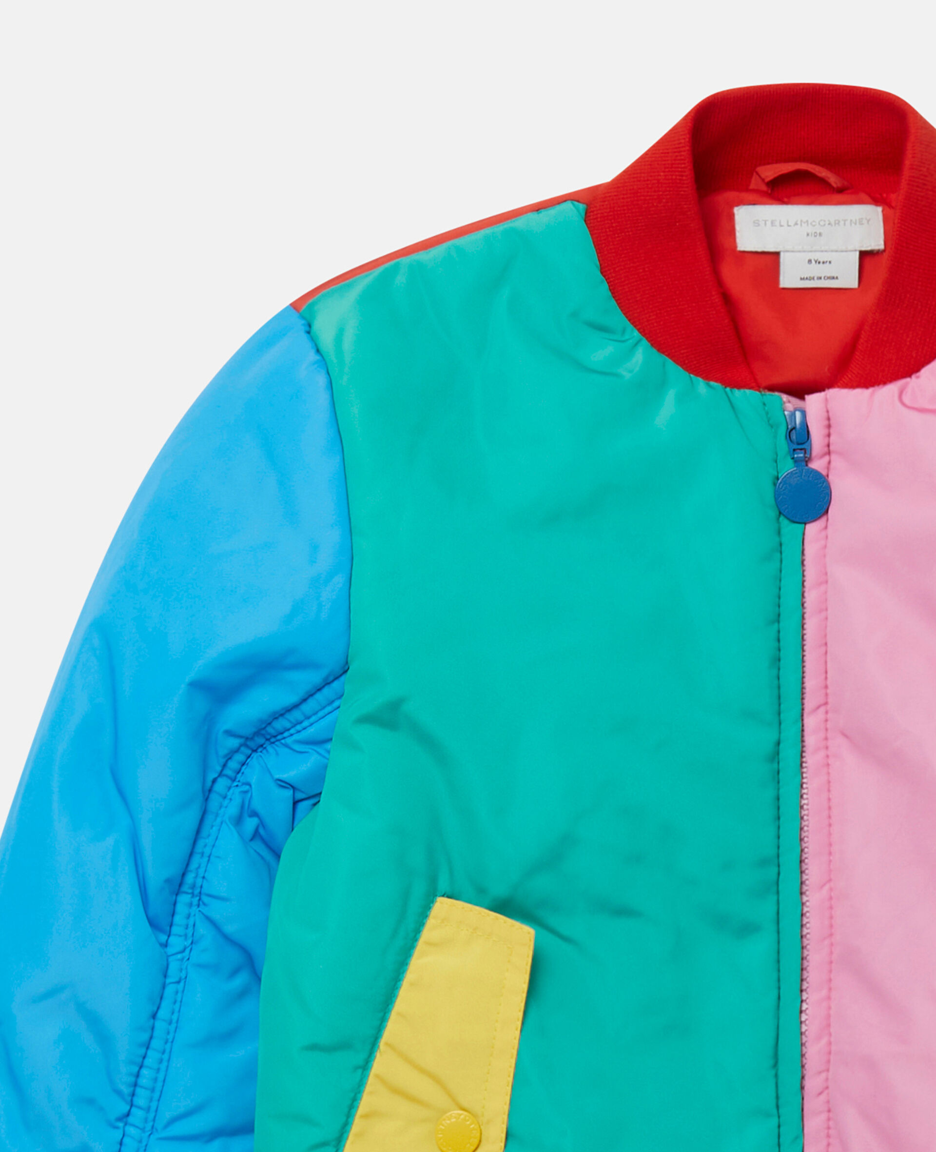 Women Multicolour Colourblock Bomber Jacket