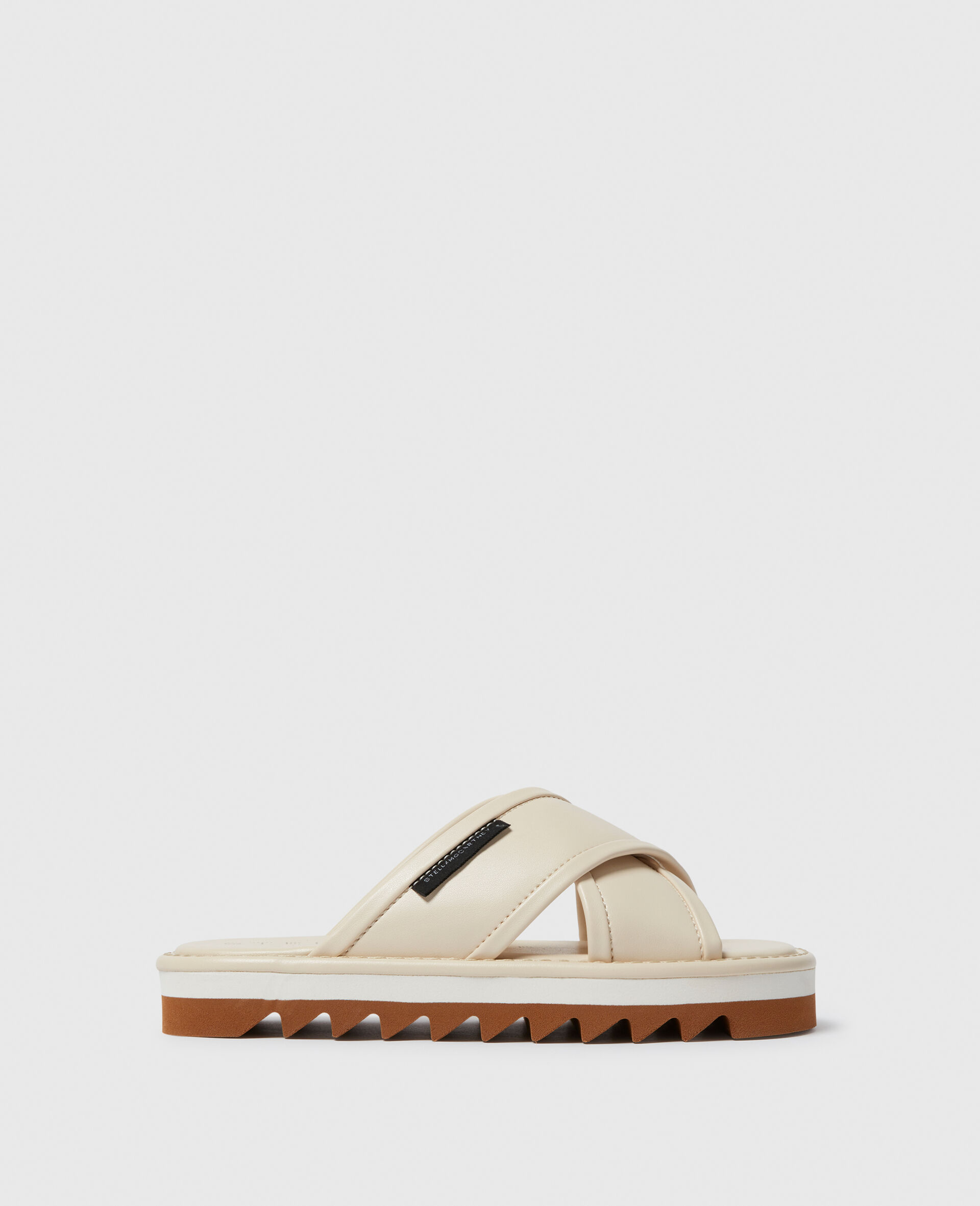 Sneak-Elyse Twisted Sandals-Cream-large image number 0