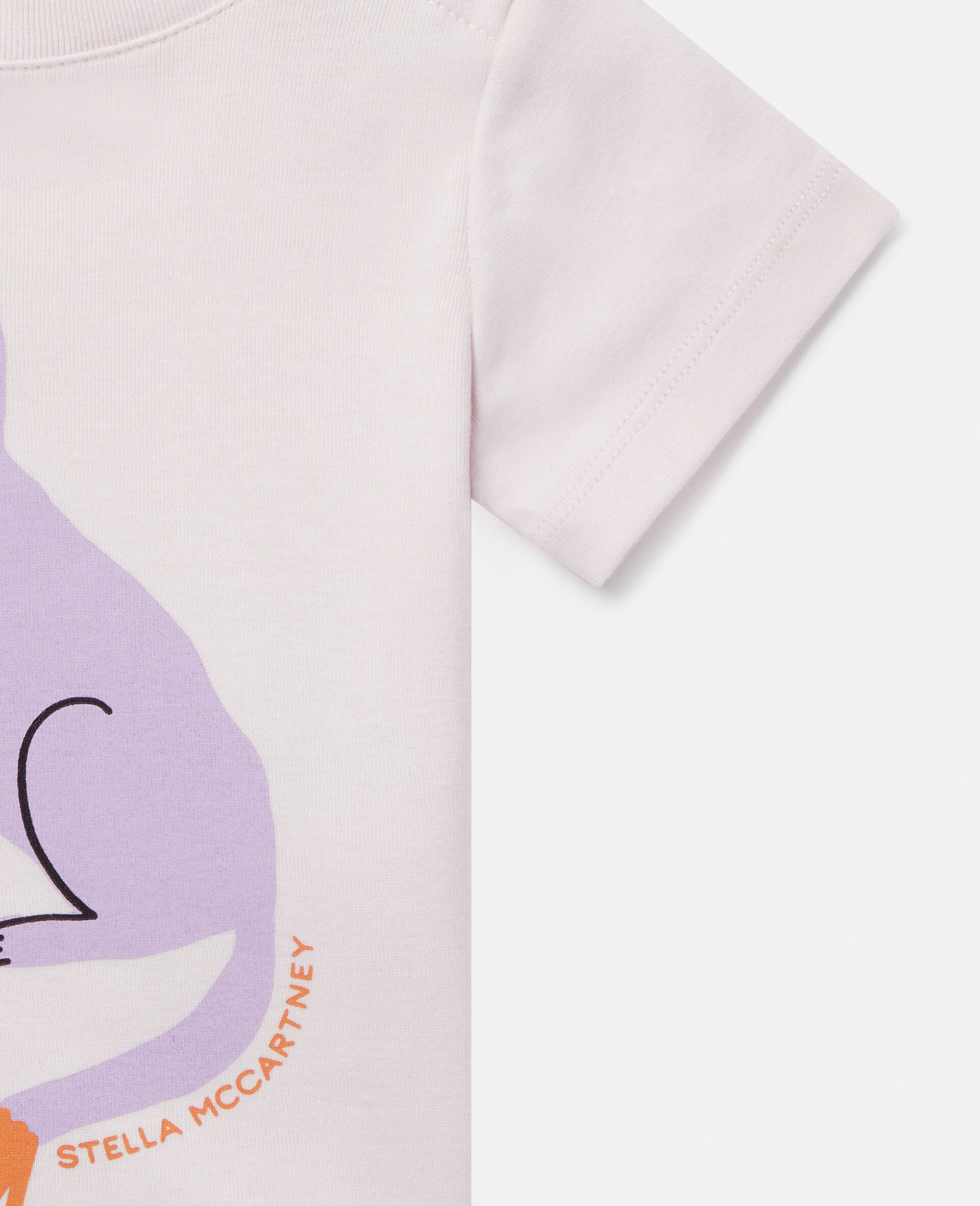 Lion Print T-Shirt-Pink-large image number 1