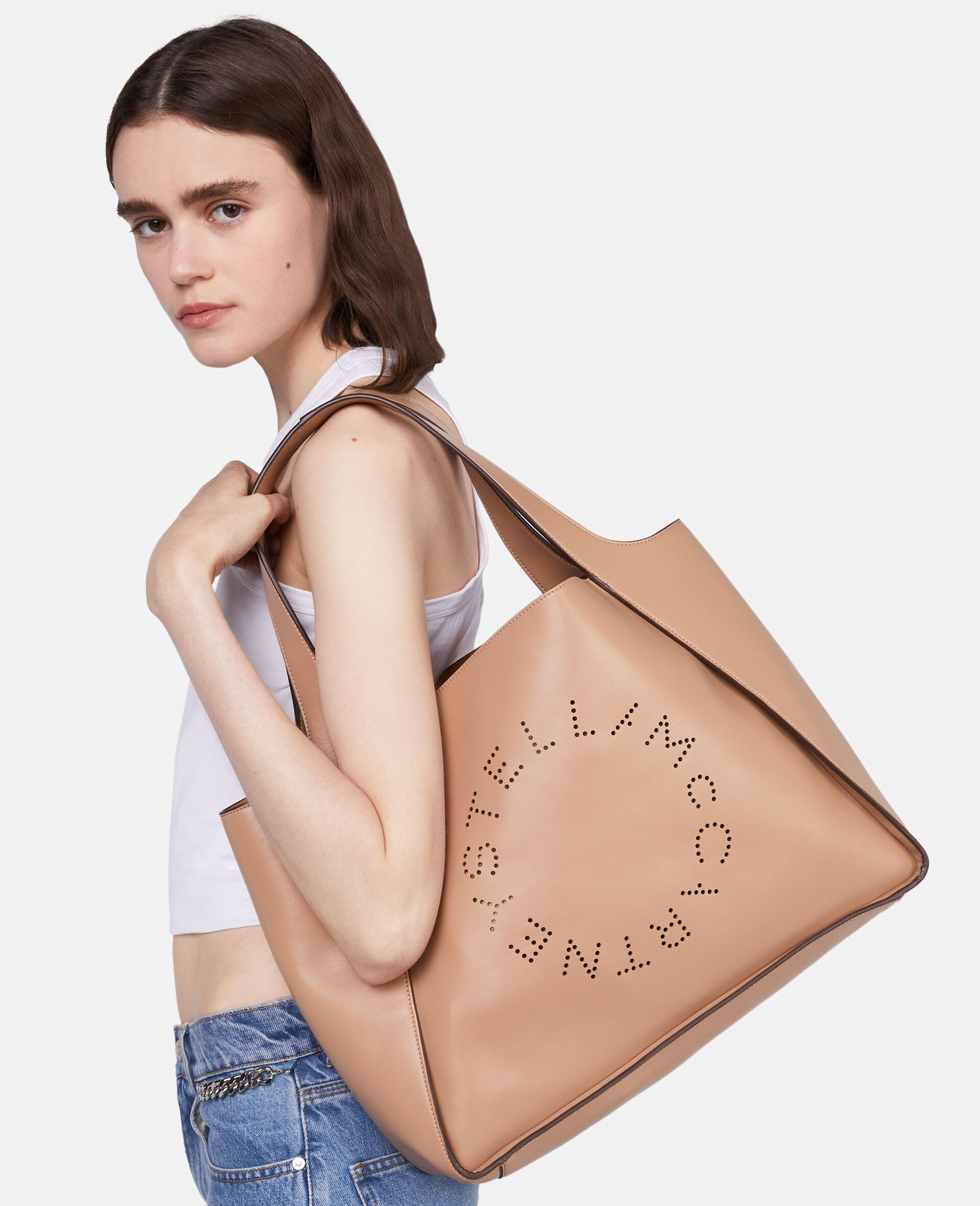 Logo Tote Bag-Black-large image number 1