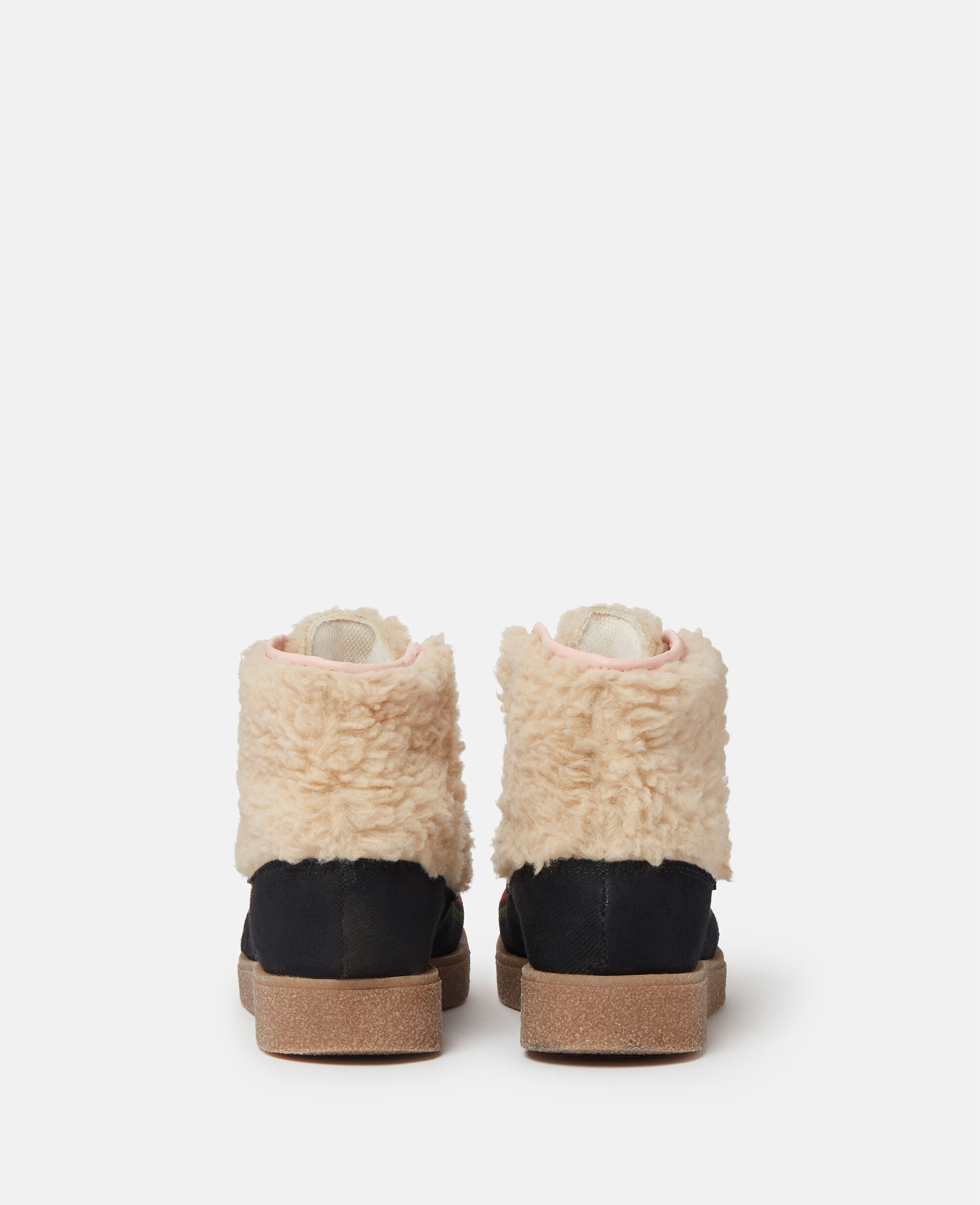 Moccasin ankle boots with fur new arrivals