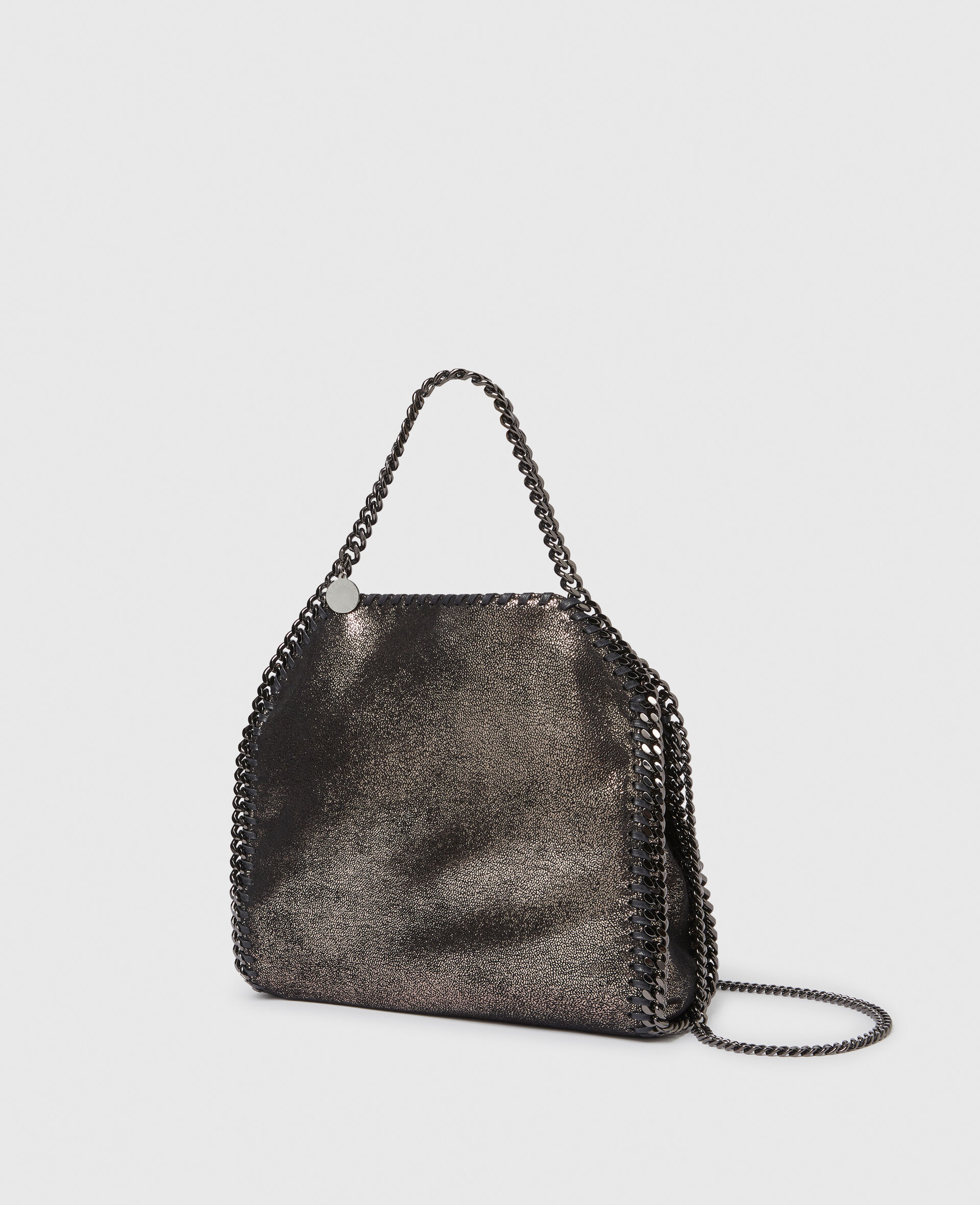 Mini cabas metallise Falabella-Gris-large image number 1