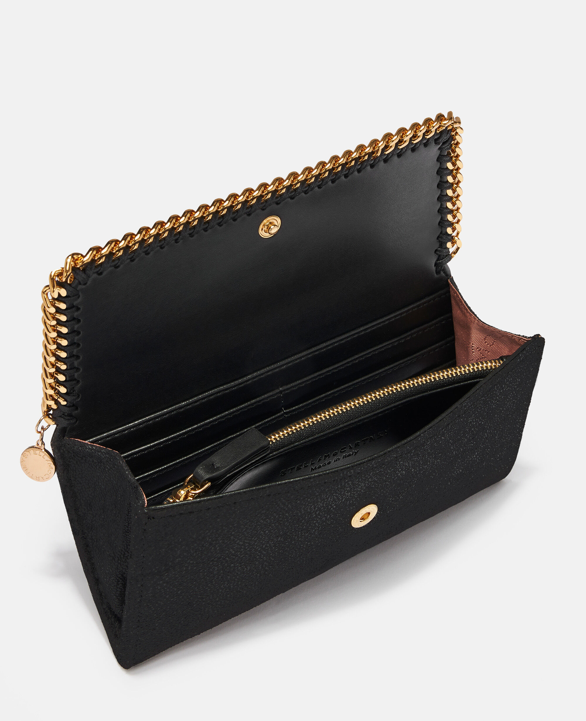 Stella McCartney ファラベラ フラップコンチネンタルウォレット Women BUTTER CREAM ファラベラ フラップコンチネンタル