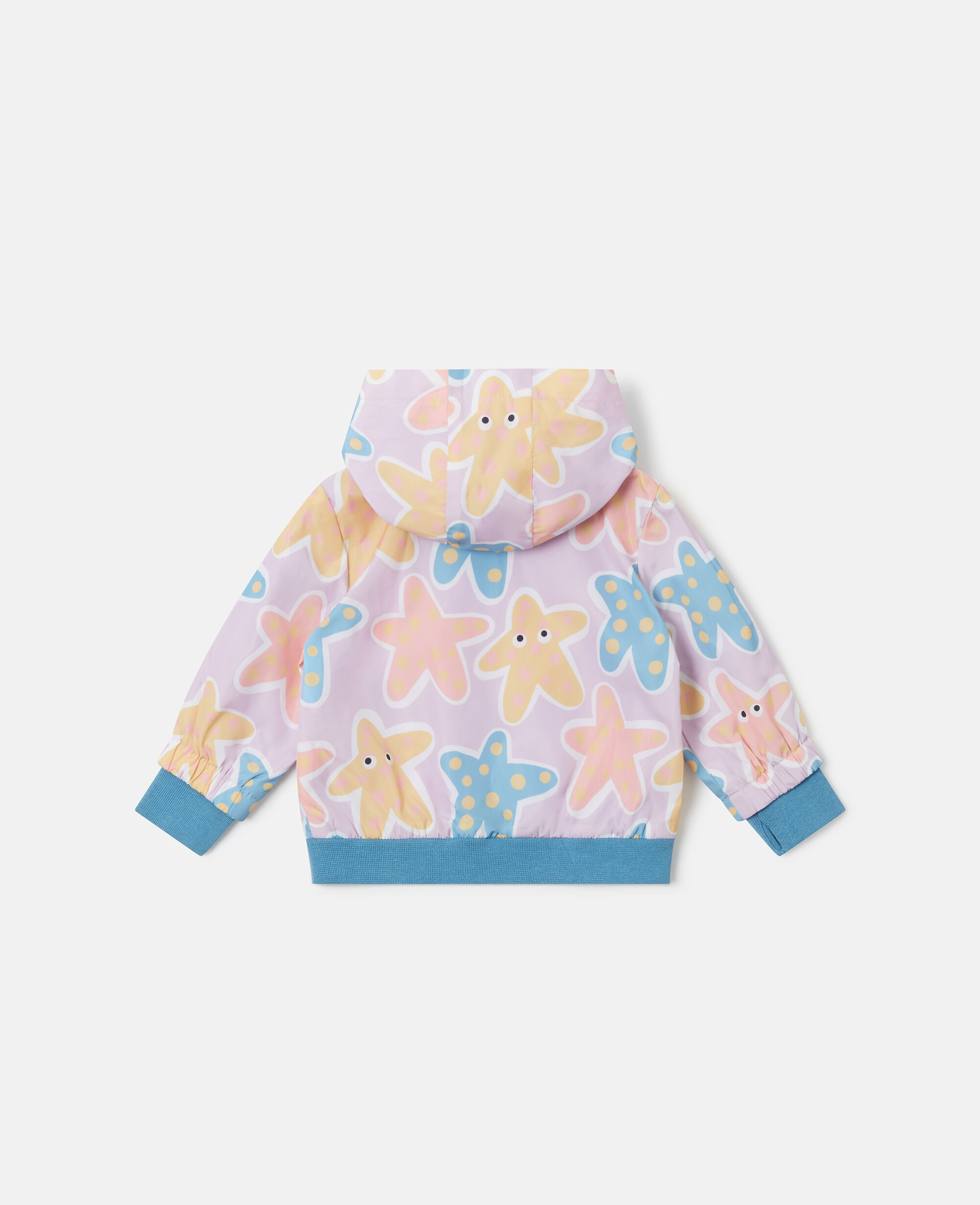 stella maccartney kids アウターロンパース Stella McCartney Kids Pink Heart Print Ski Jacket (4-14 Years