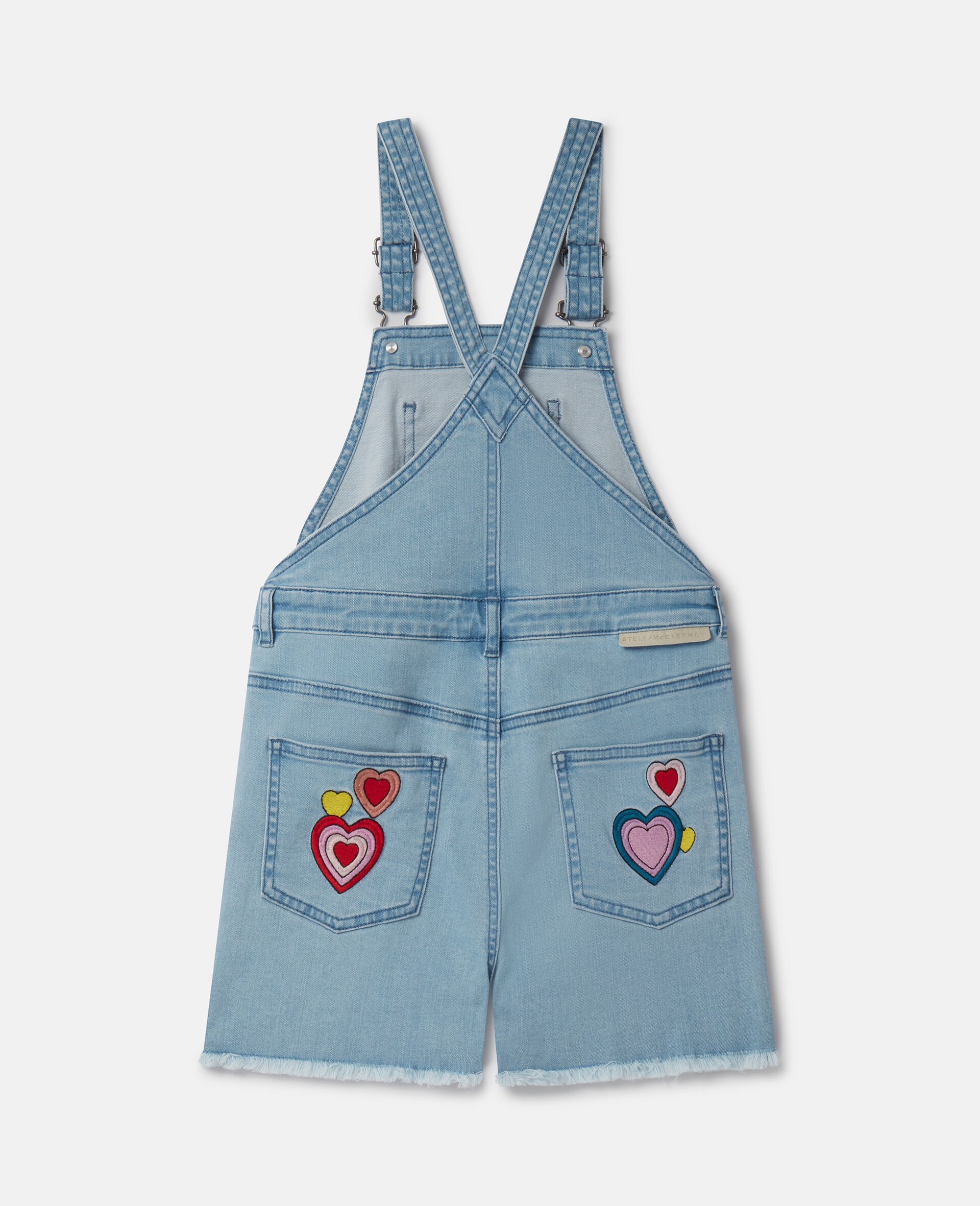 I Love You Embroidered Denim Dungarees-Multicoloured-large I Love You Embroidered Denim Dungarees-Multicoloured-large image number 2