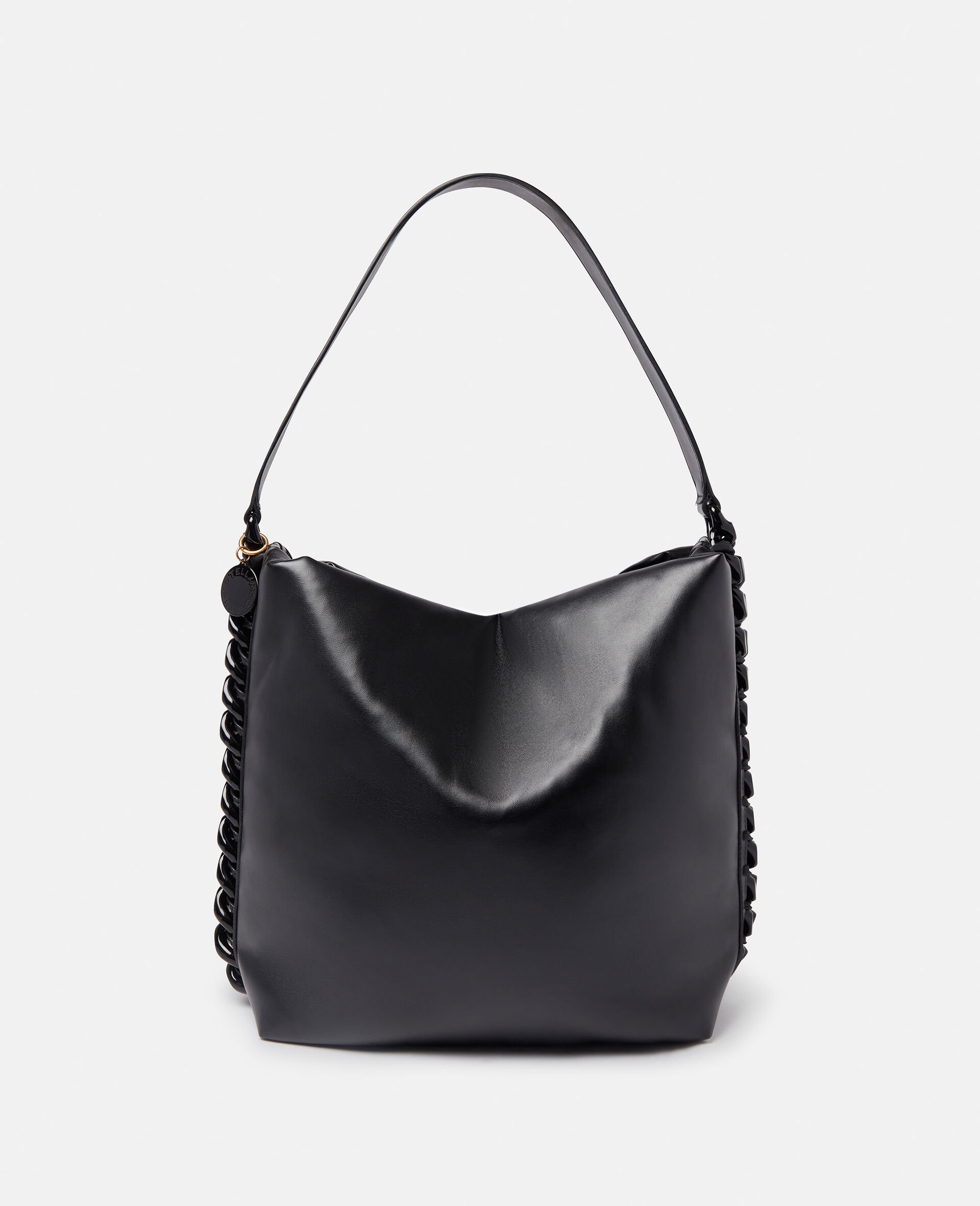 Frayme Padded Tote Bag-Black-model