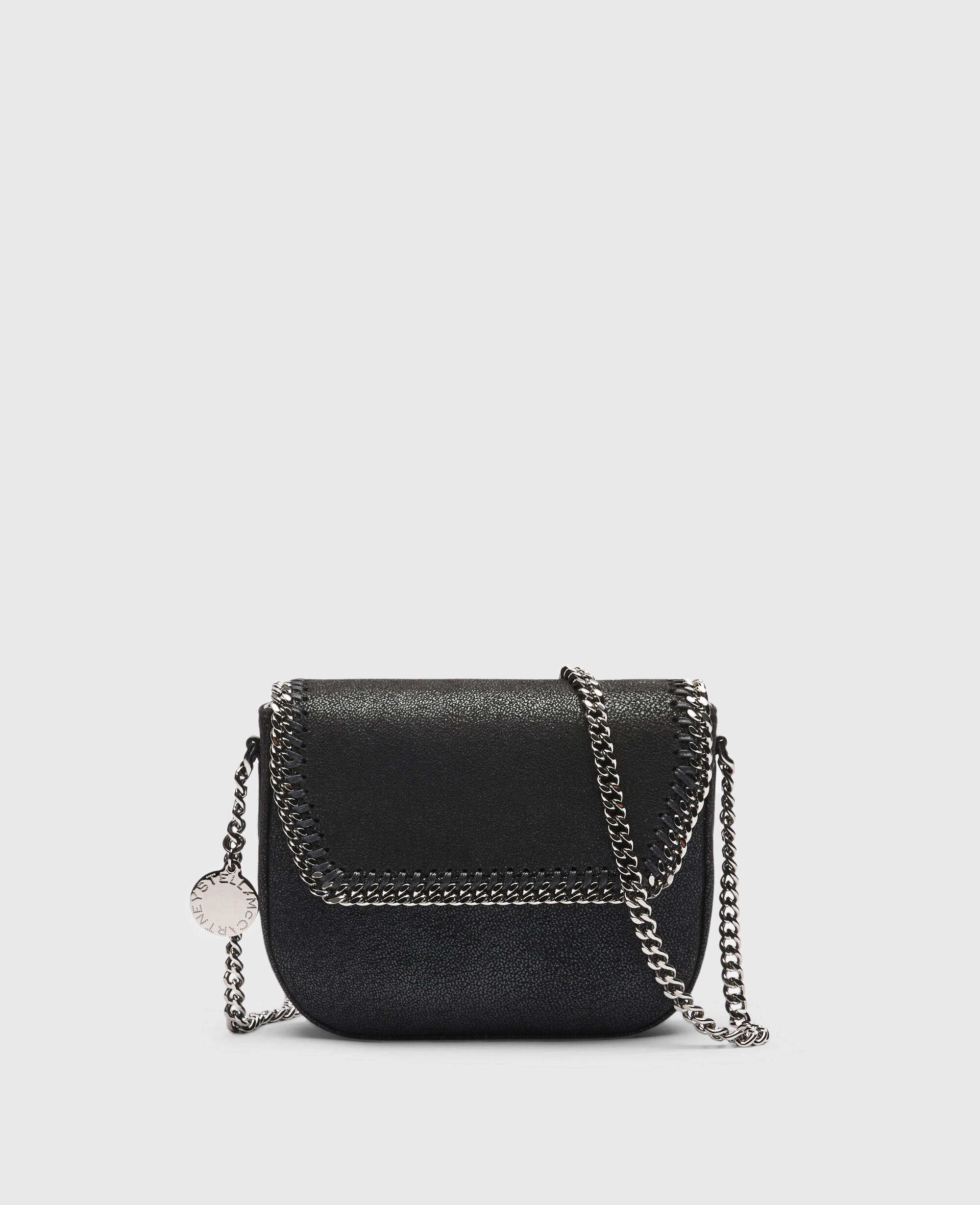 Women Black Falabella Flap Crossbody Bag | Stella McCartney US