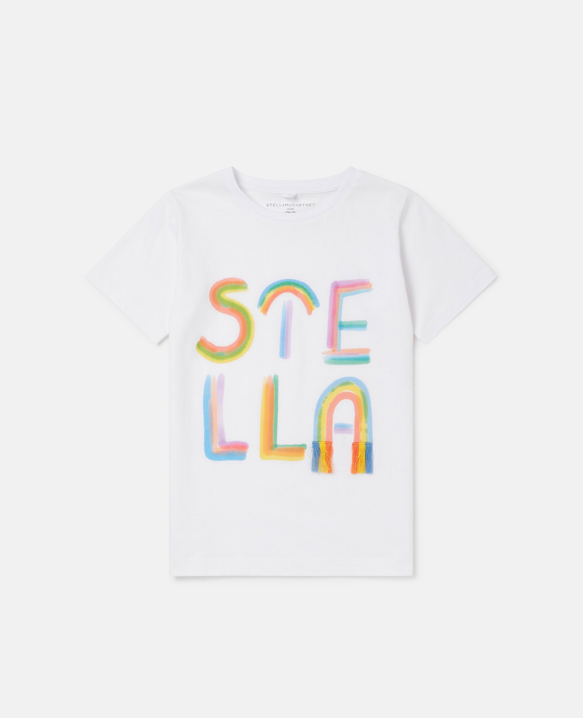 Stella Logo Rainbow T-Shirt-Blue-large image number 0