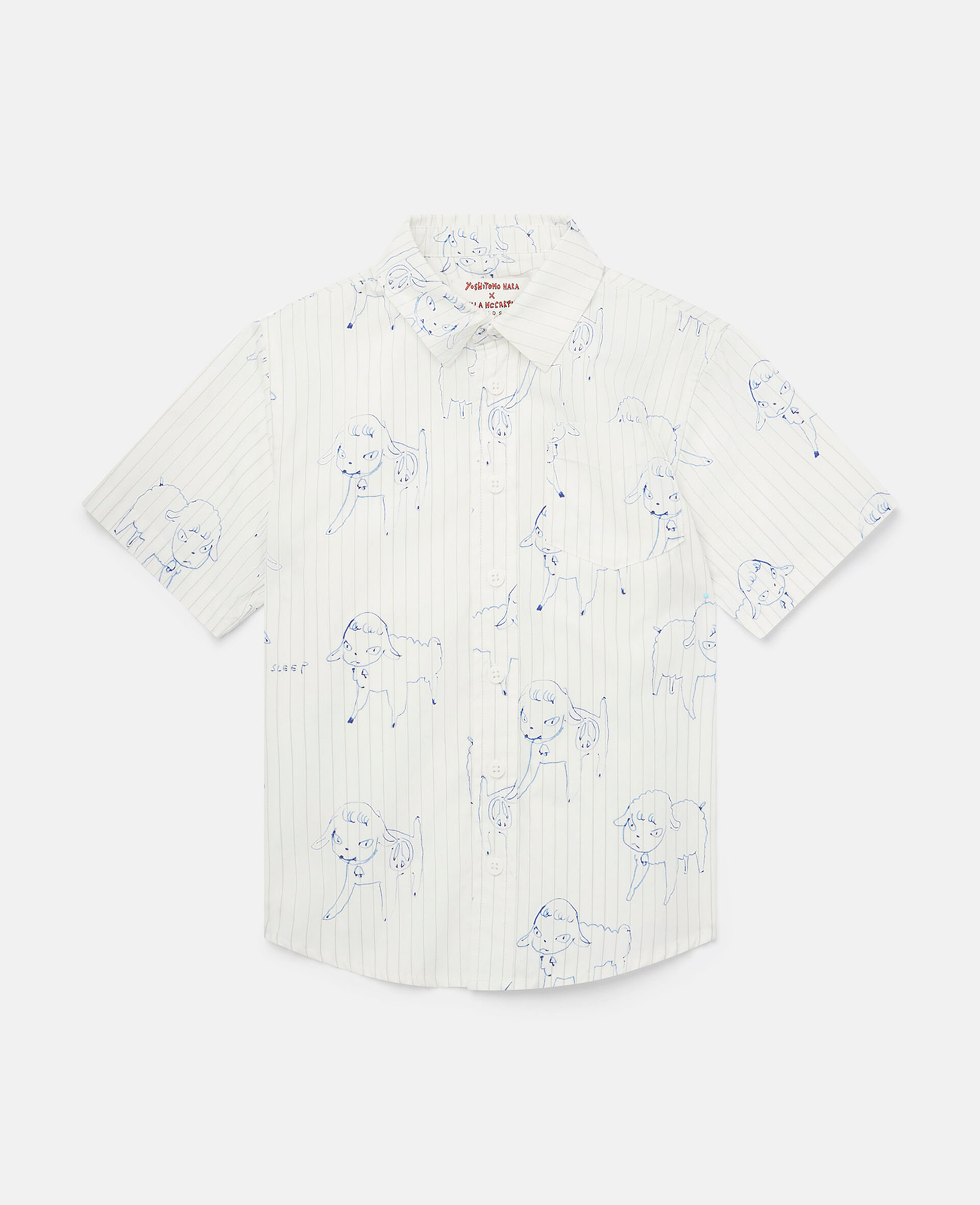 'Untitled' Print Shirt-White-large image number 0