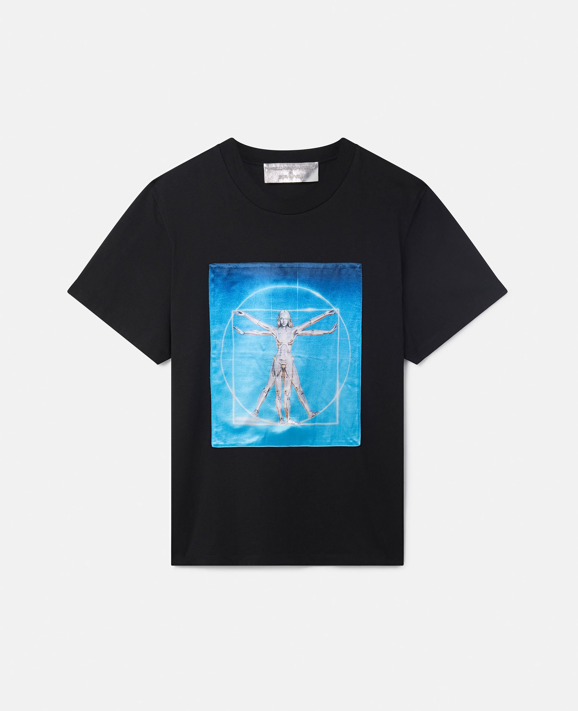 ウィトルウィウス ウーマン オーガニックコットン オーバーサイズTシャツ-ブラック-model ウィトルウィウス ウーマン オーガニックコットン オーバーサイズTシャツ-ブラック-model