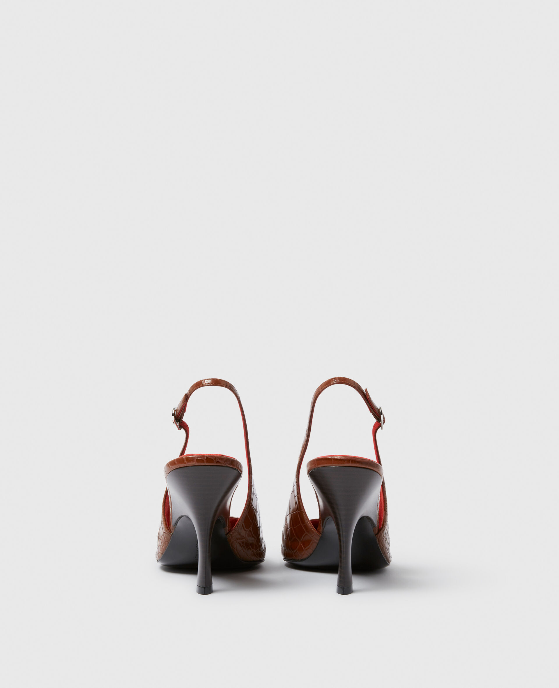 Elsa Pointed Toe Slingbacks-White-large image number 2