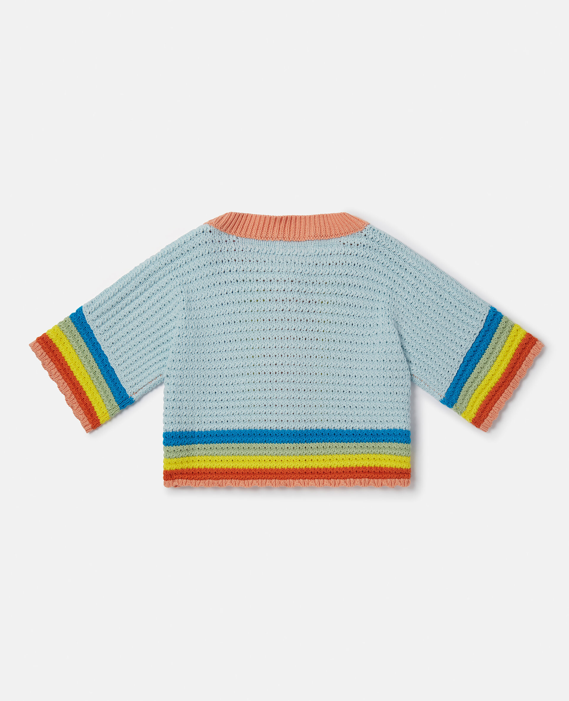 Rainbow Patchwork Cardigan-Multicolour-large image number 2